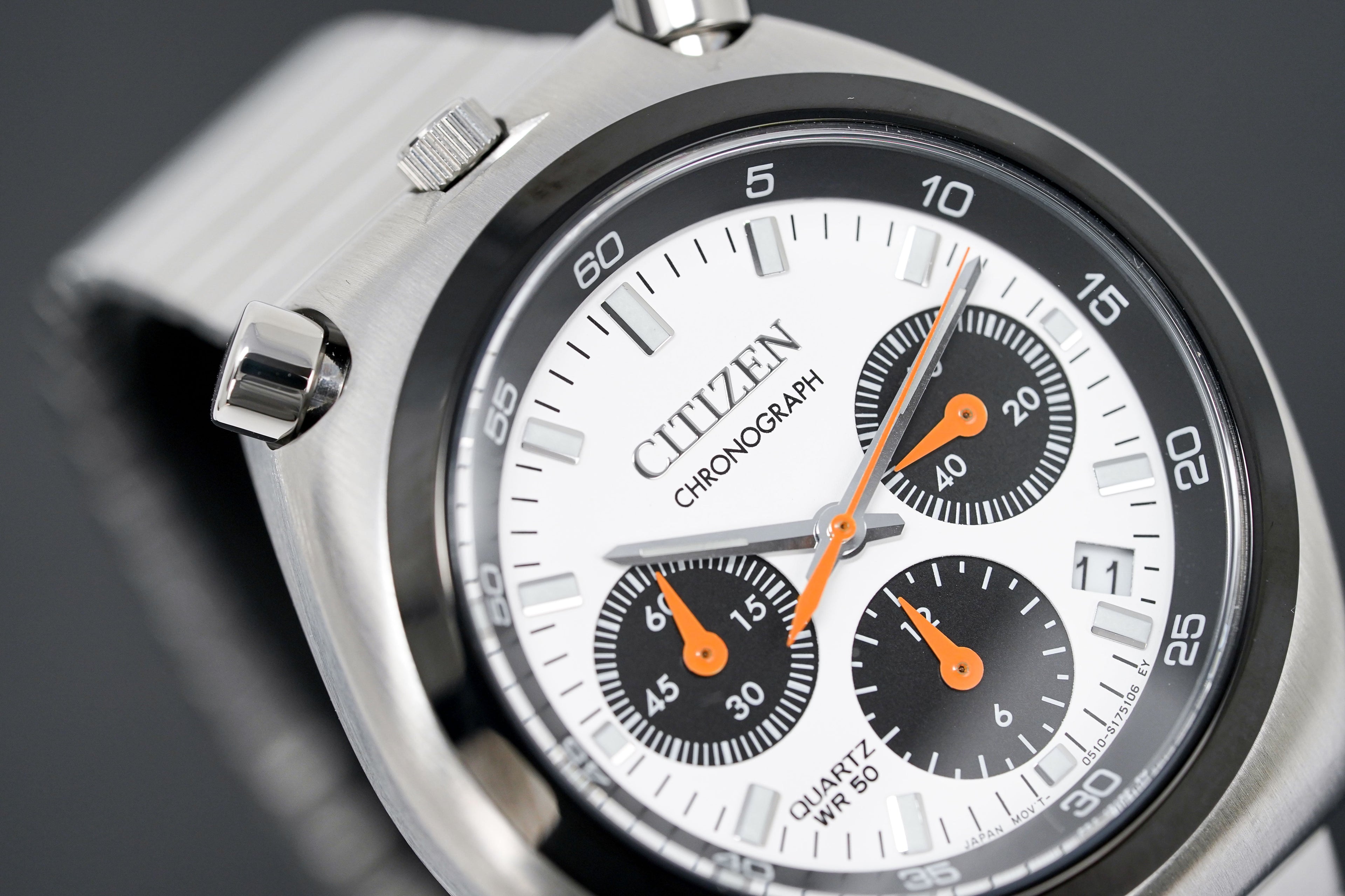 Citizen Men's Watch Chronograph Bullhead Tsuno Panda