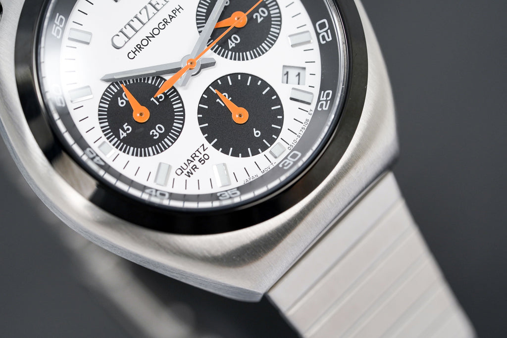 Citizen Men's Watch Chronograph Bullhead Tsuno Panda