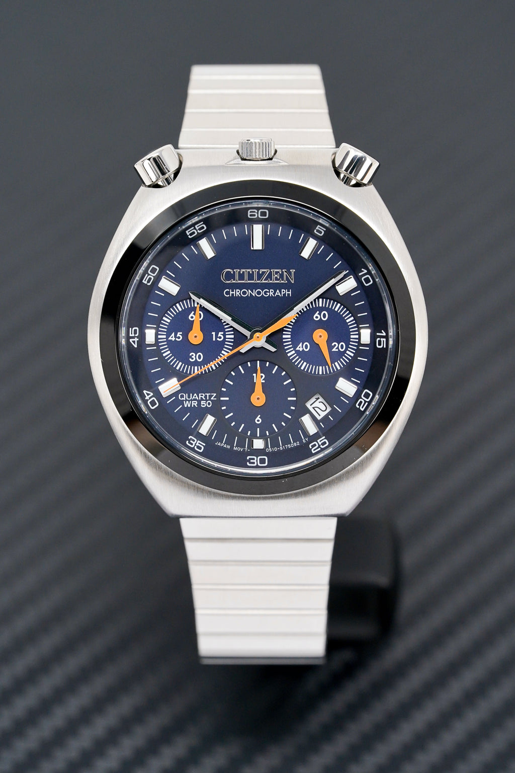 Citizen Men's Watch Chronograph Bullhead Tsuno Blue