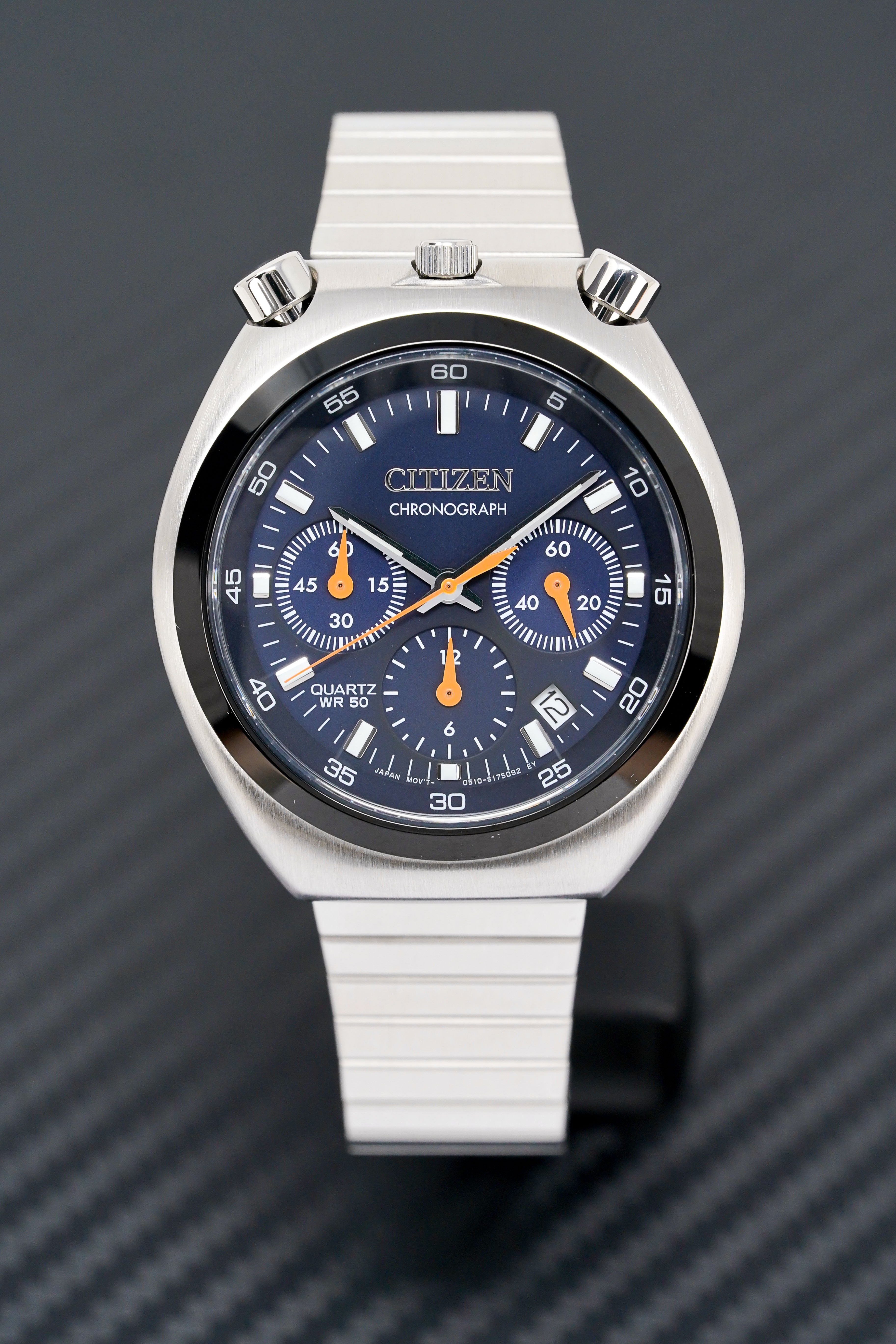 Citizen Men's Watch Chronograph Bullhead Tsuno Blue