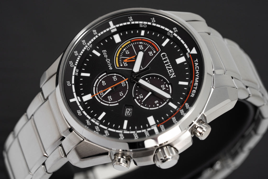 Citizen Eco-Drive Chronograph Men's Watch Black