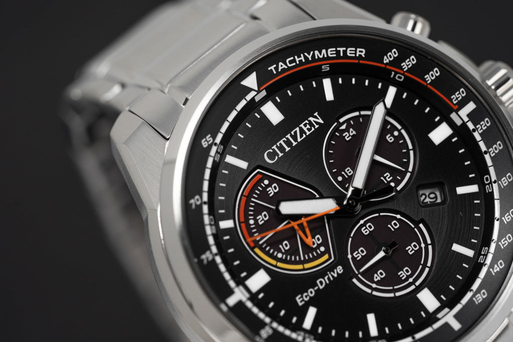 Citizen Eco-Drive Chronograph Men's Watch Black