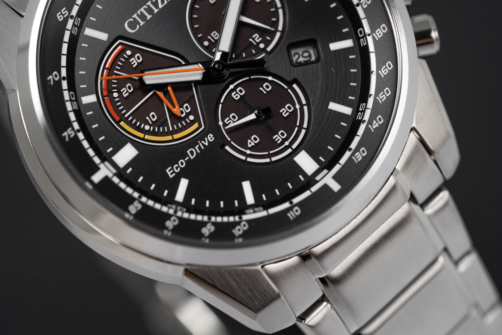 Citizen Eco-Drive Chronograph Men's Watch Black