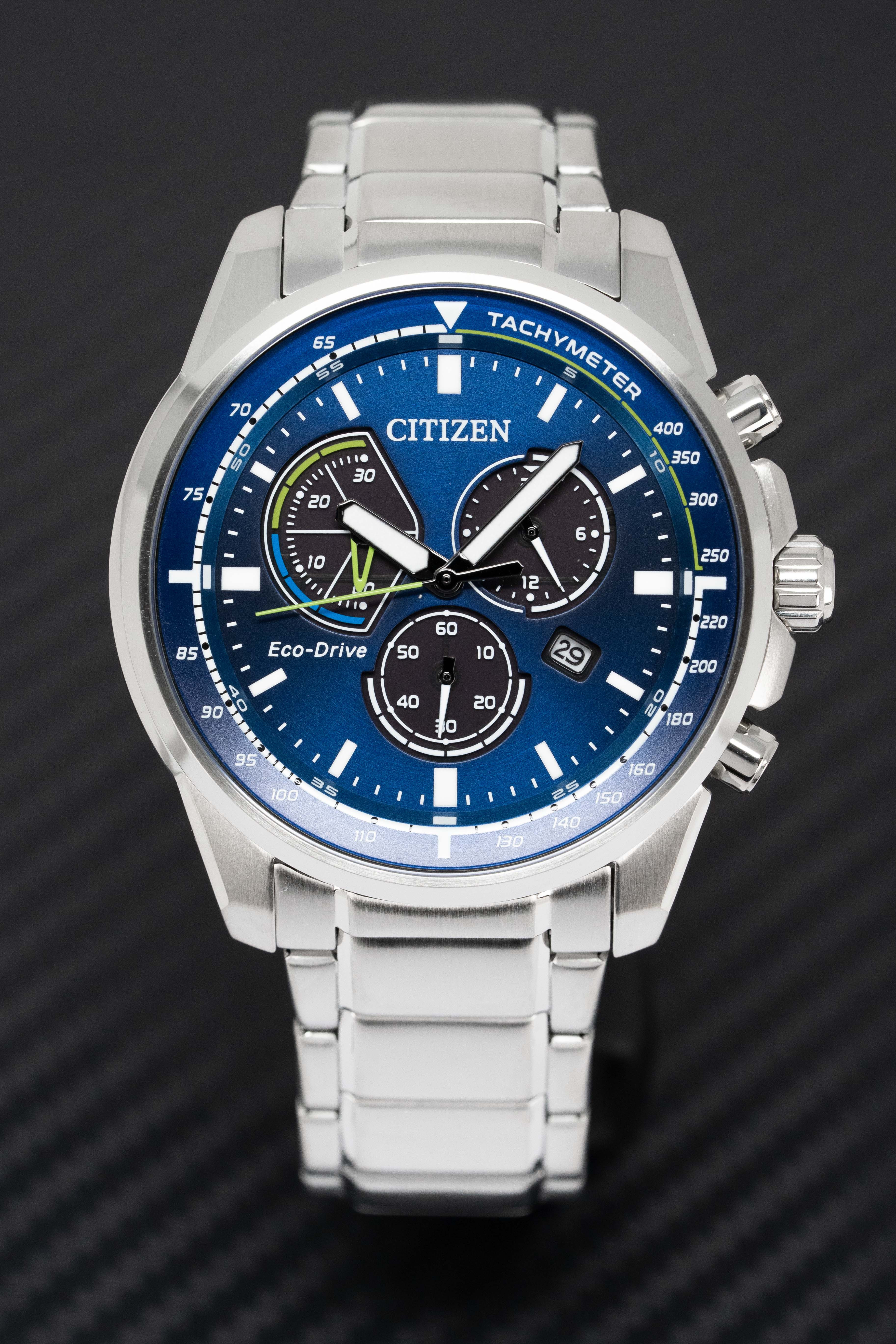 Citizen Eco-Drive Chronograph Blue Men's Watch