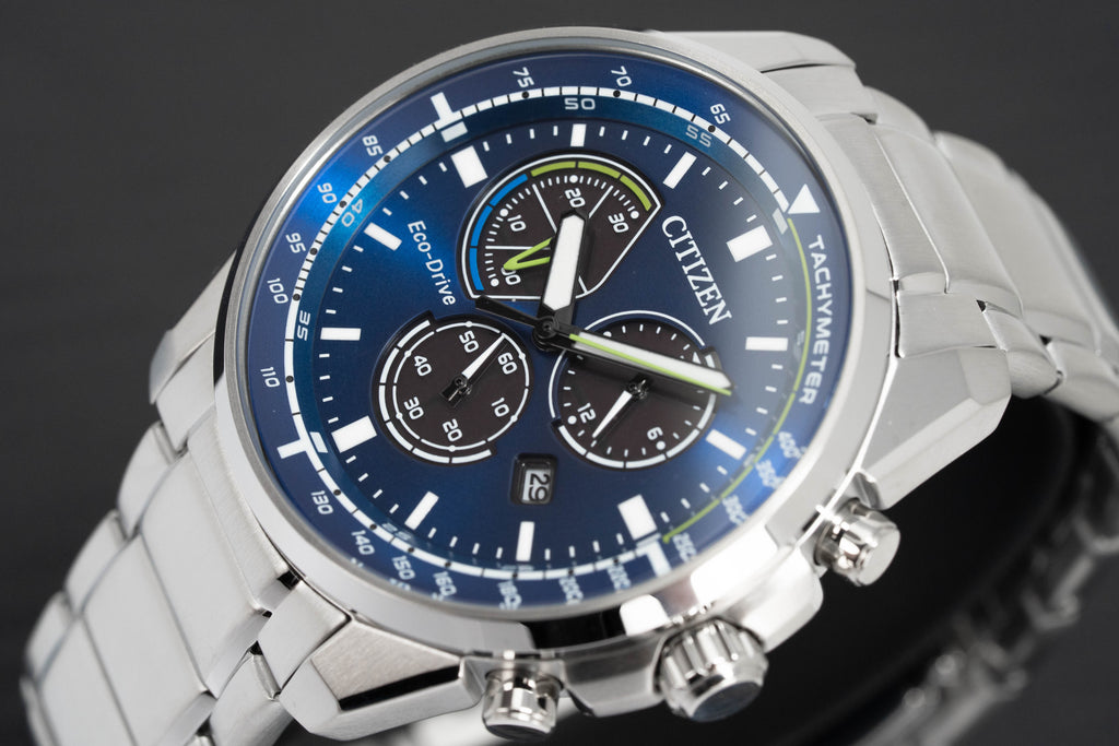 Citizen Eco-Drive Chronograph Blue Men's Watch