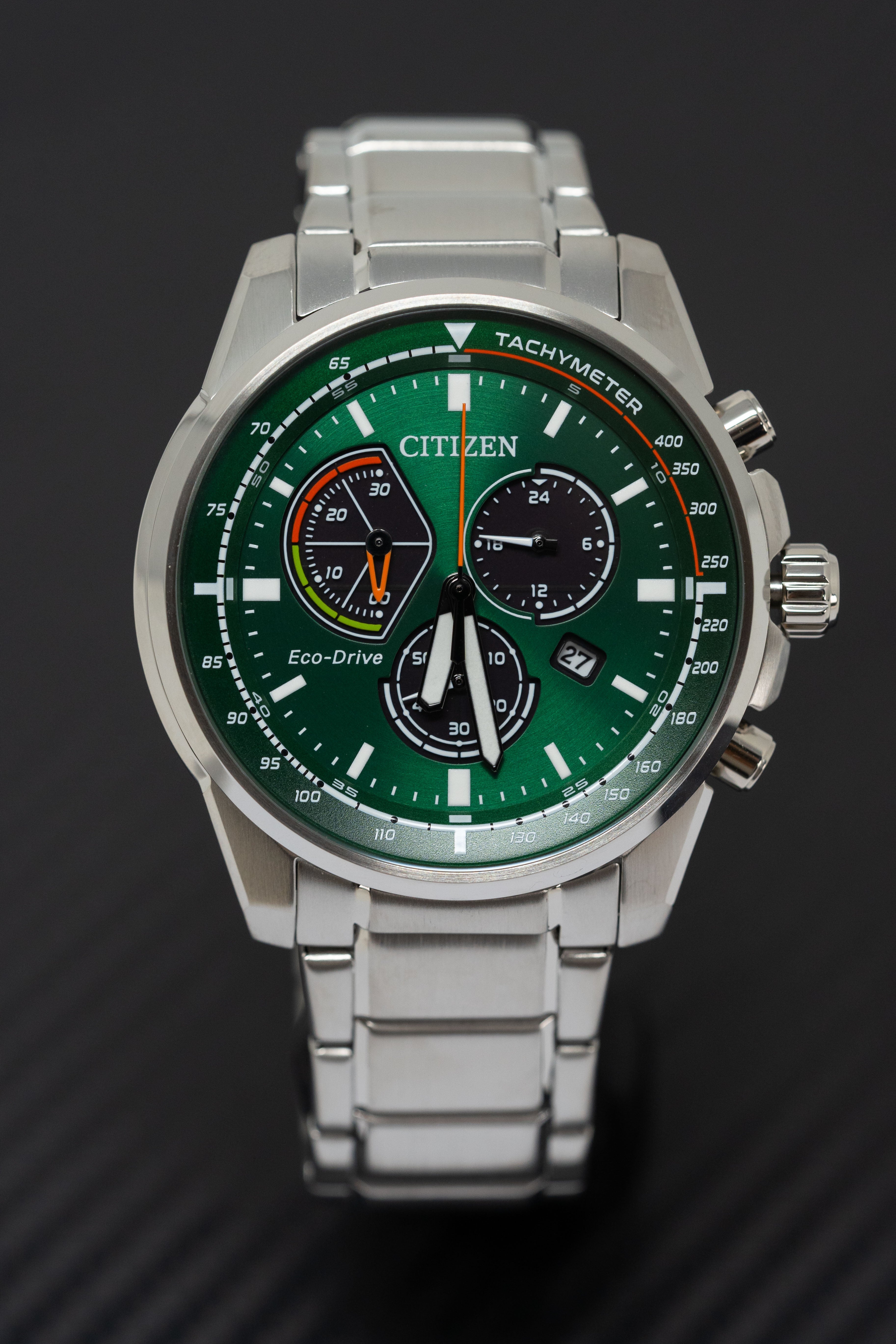 Citizen Eco-Drive Chronograph Green Men's Watch
