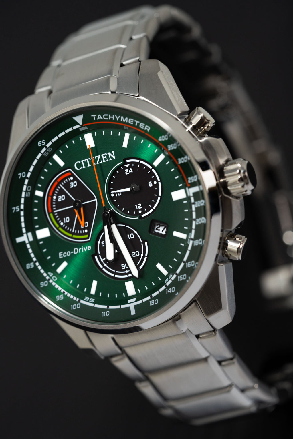 Citizen Eco-Drive Chronograph Green Men's Watch