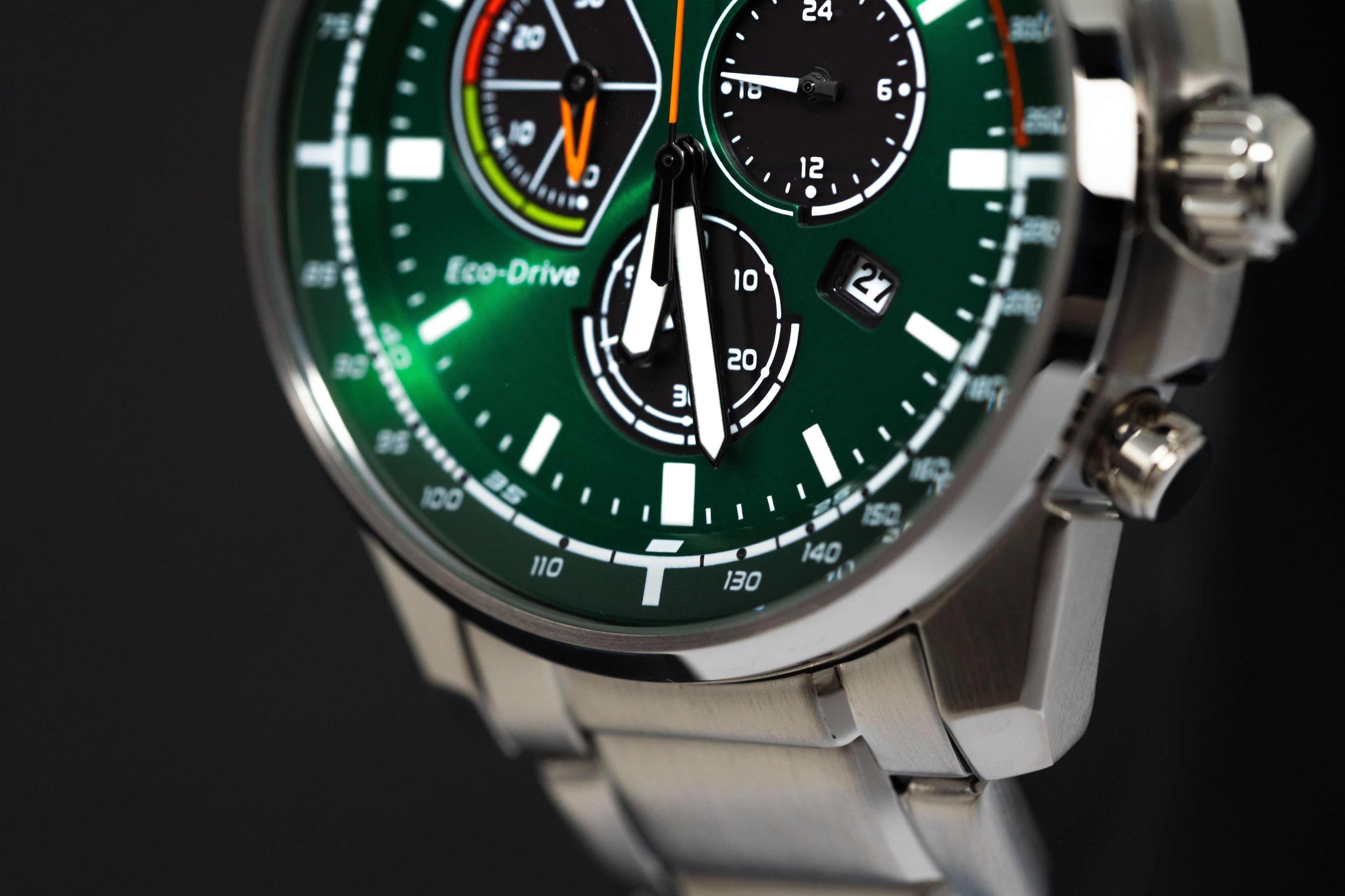 Citizen Eco-Drive Chronograph Green Men's Watch
