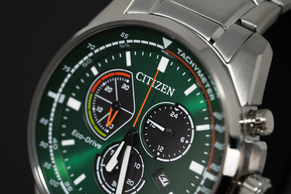 Citizen Eco-Drive Chronograph Green Men's Watch