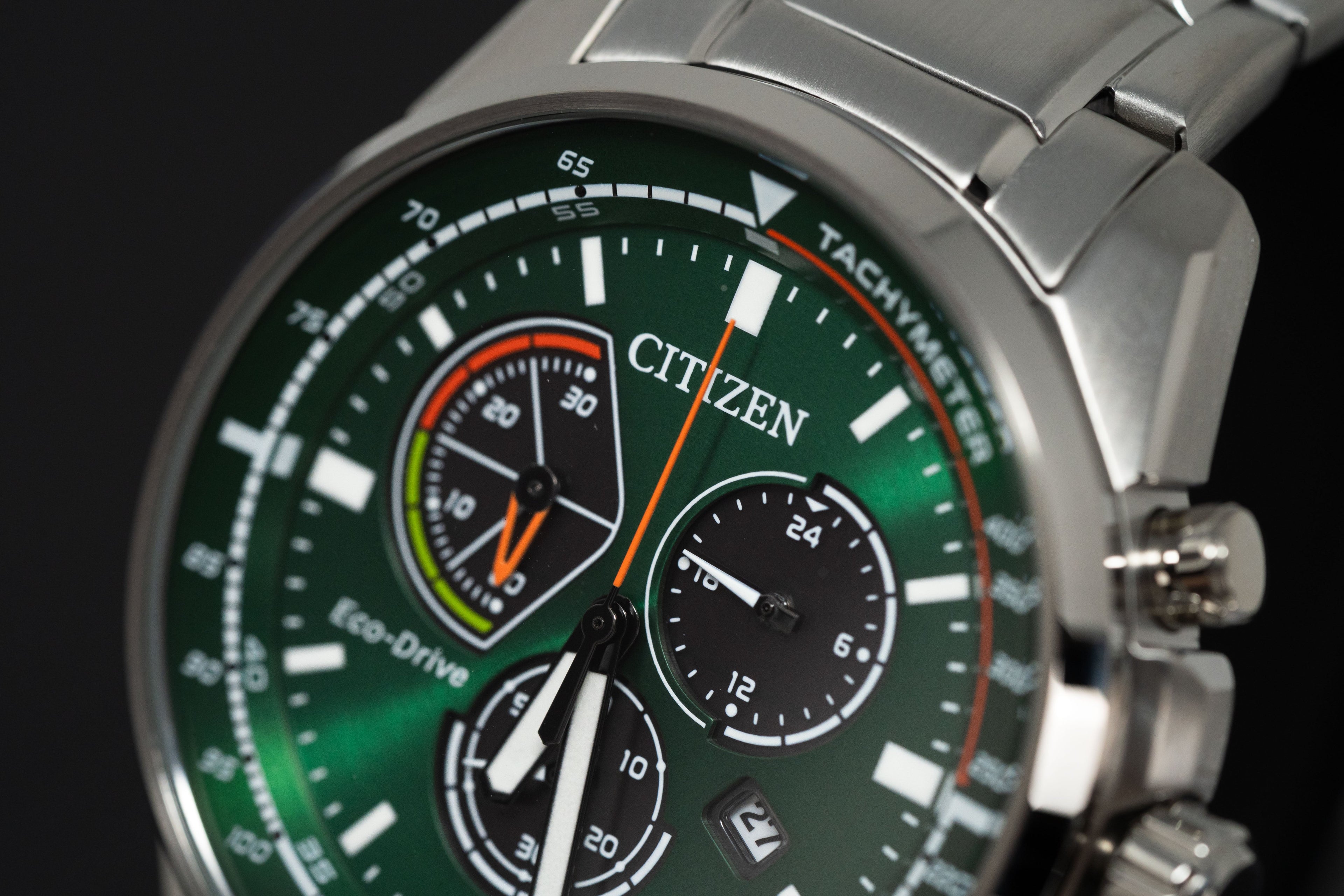 Citizen Eco-Drive Chronograph Green Men's Watch