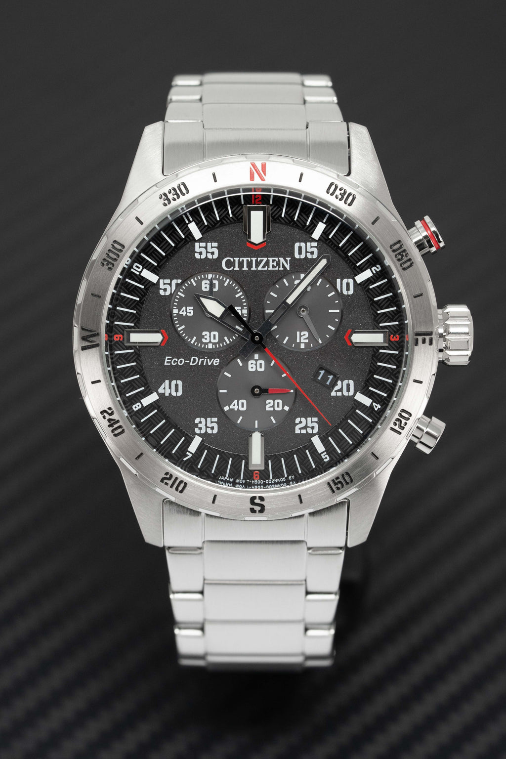 Citizen Eco-Drive Chronograph Men's Watch Black