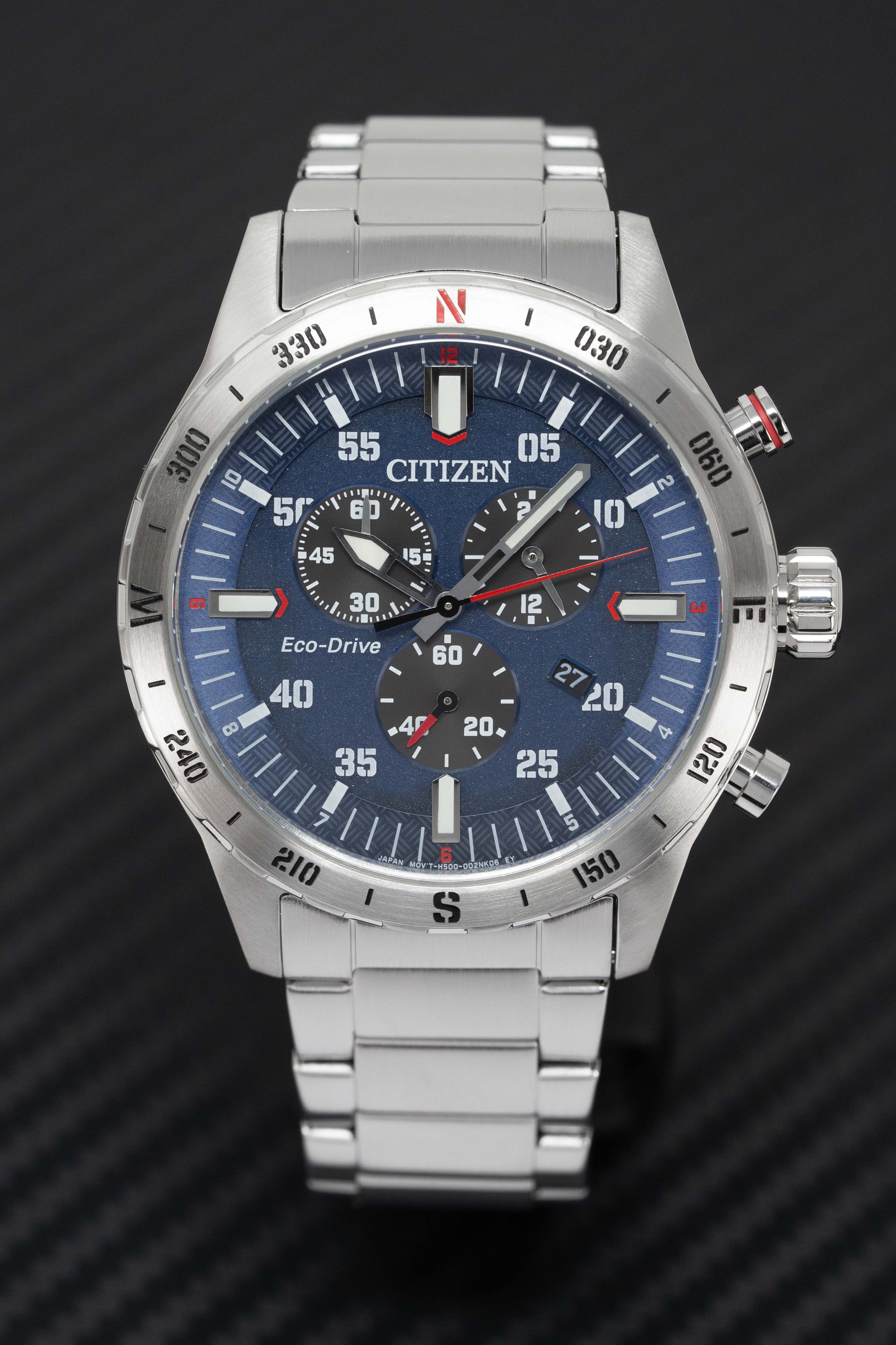 Citizen Eco-Drive Chronograph Blue Men's Watch
