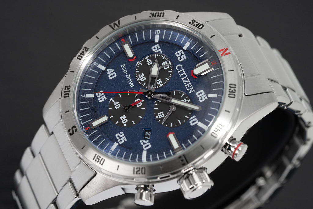 Citizen Eco-Drive Chronograph Blue Men's Watch