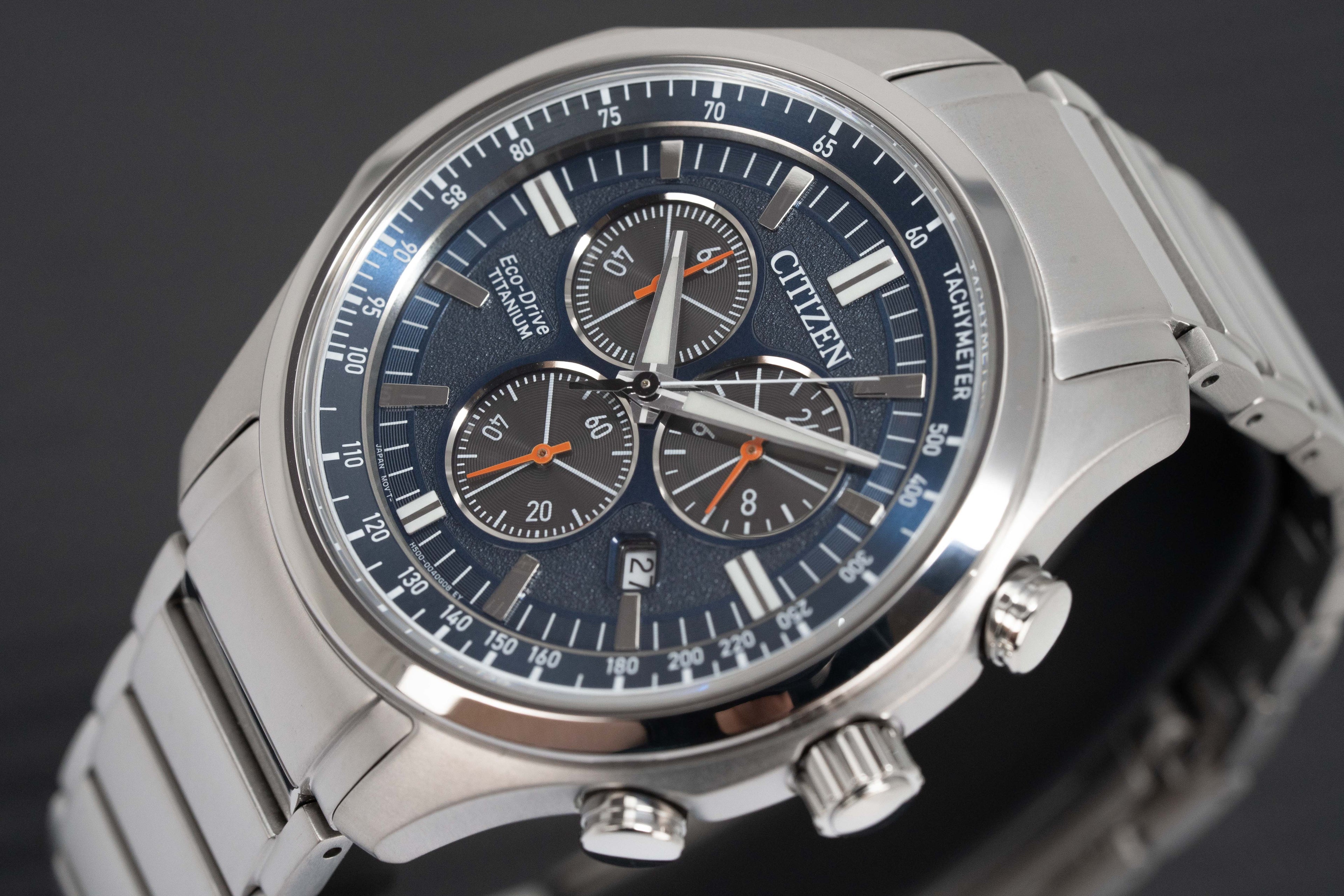 Citizen Eco-Drive Chronograph Blue Men's Watch