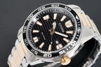 Citizen Men's Watch Eco-Drive Marine Two-Tone Black