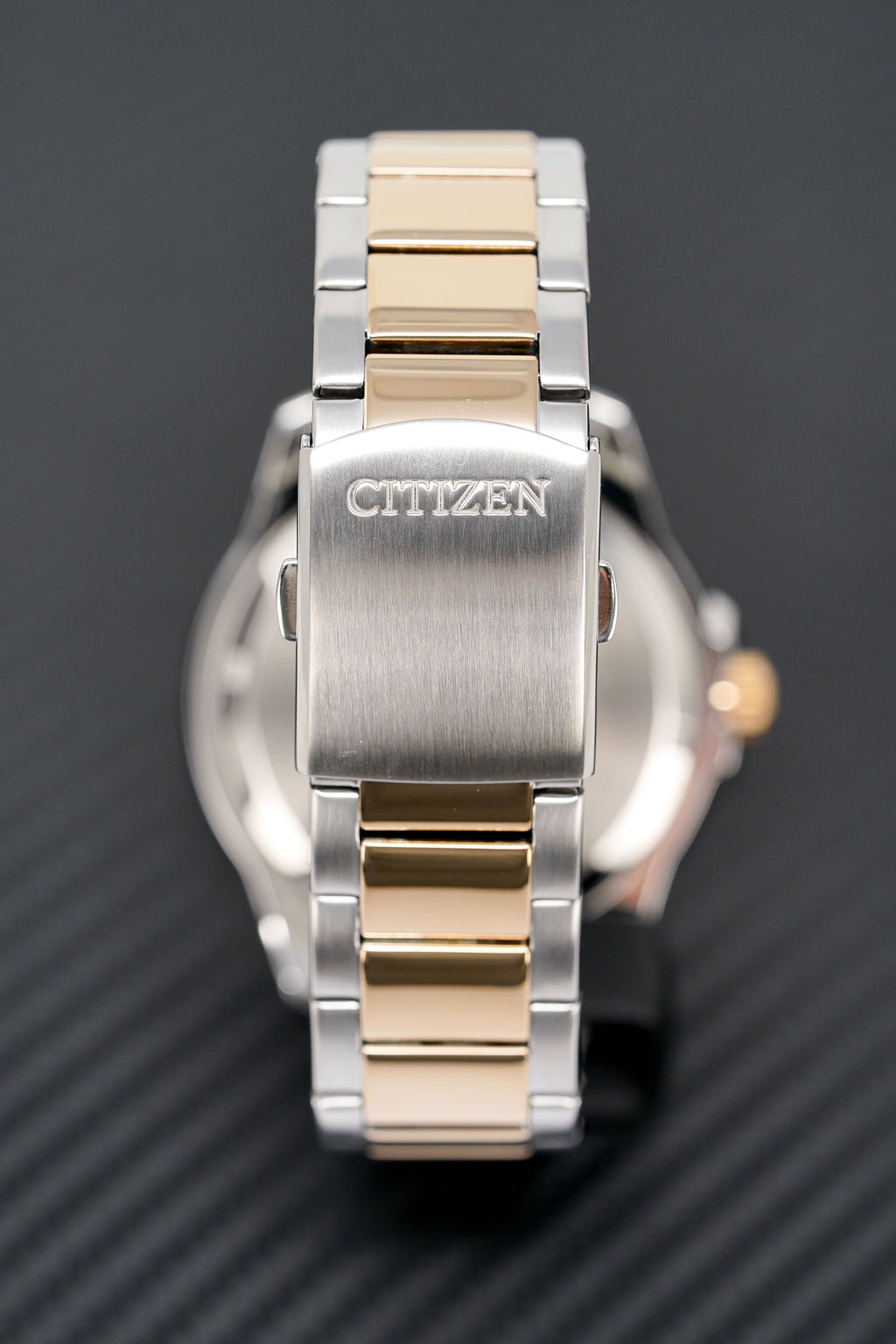 Citizen Men's Watch Eco-Drive Marine Two-Tone Black