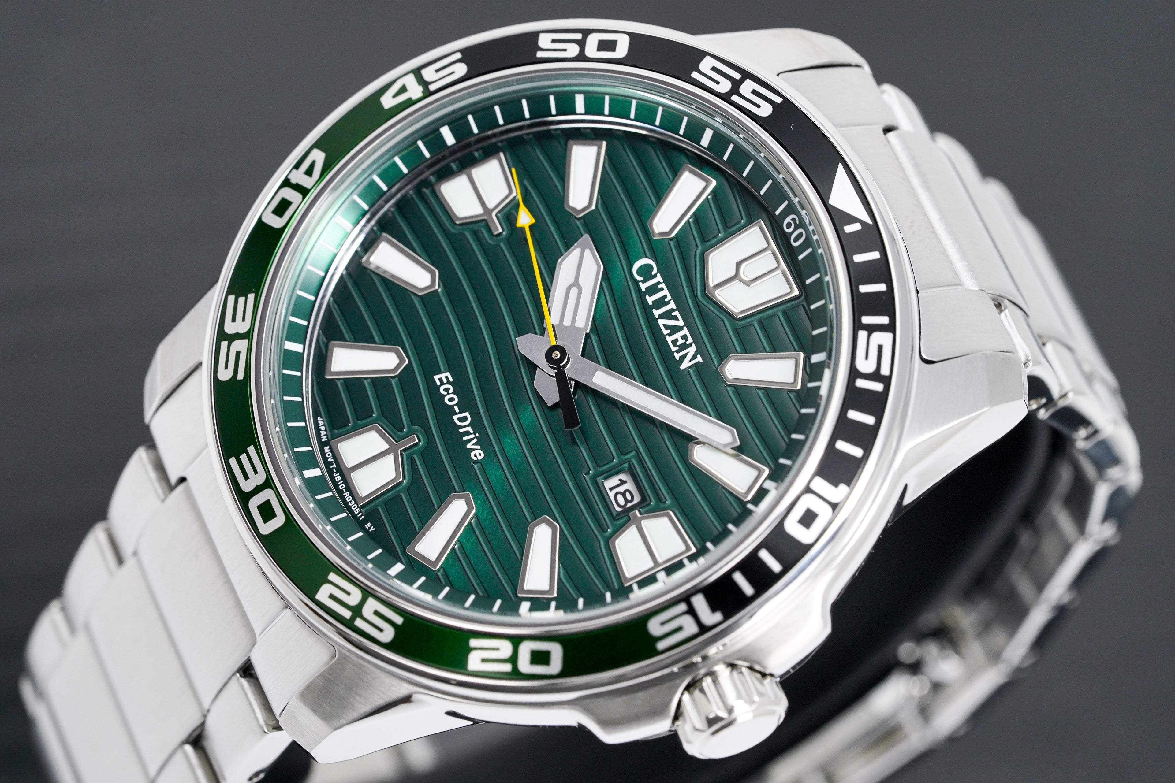 Citizen Men's Watch Eco-Drive Marine Green