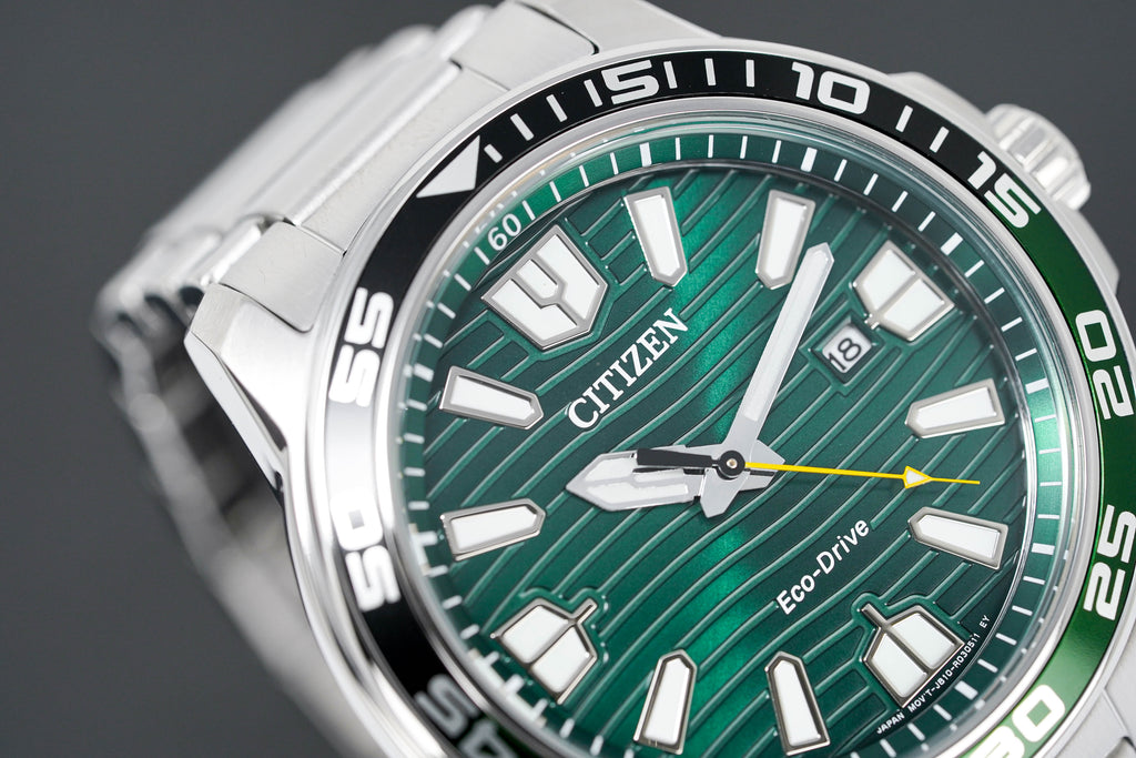 Citizen Men's Watch Eco-Drive Marine Green