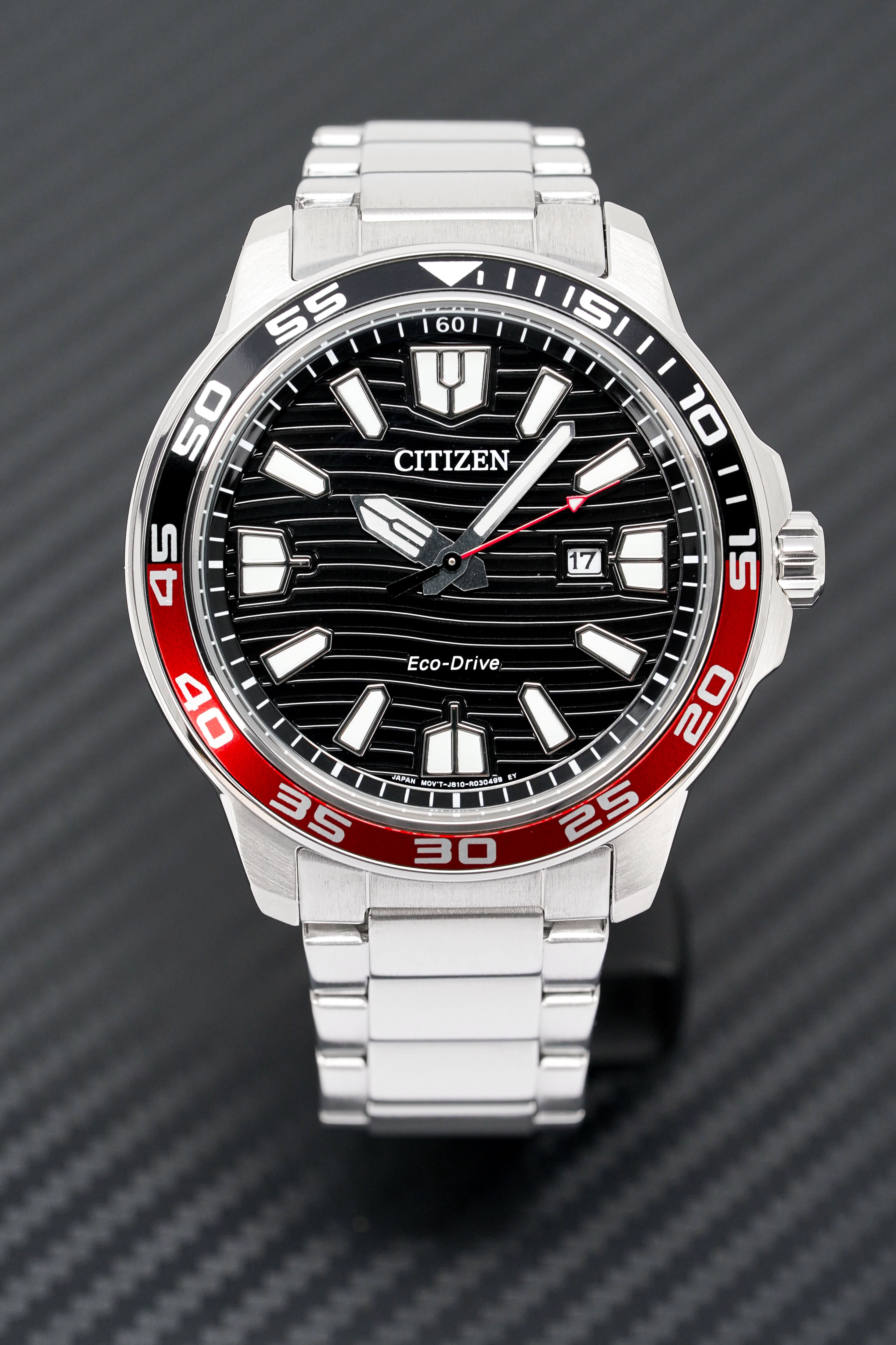 Citizen Men's Watch Eco-Drive Marine Red