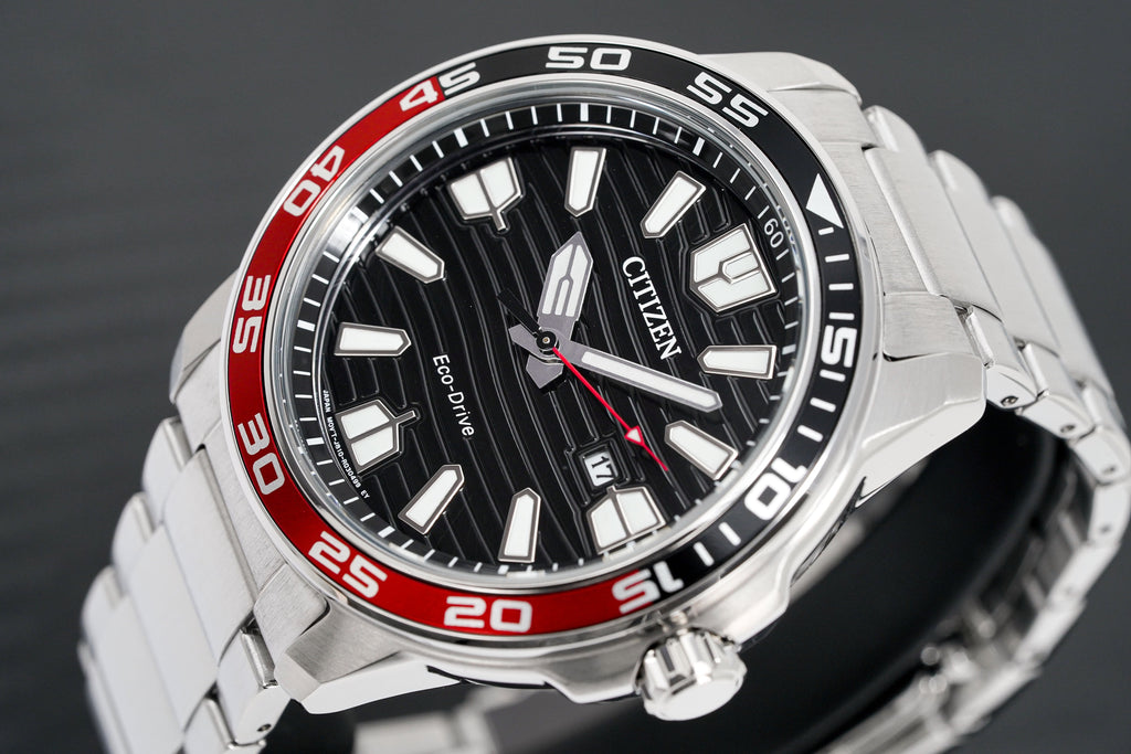 Citizen Men's Watch Eco-Drive Marine Red