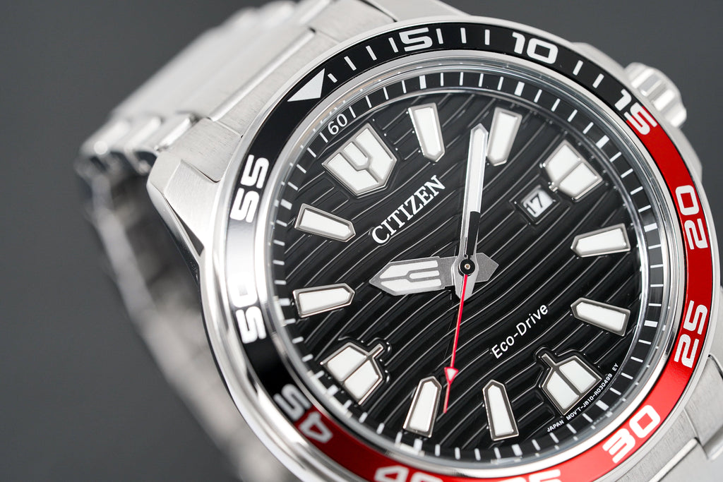 Citizen Men's Watch Eco-Drive Marine Red