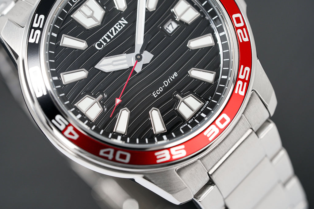 Citizen Men's Watch Eco-Drive Marine Red