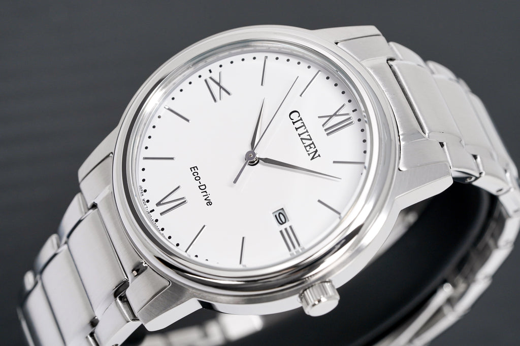 Citizen Men's Watch Eco-Drive White