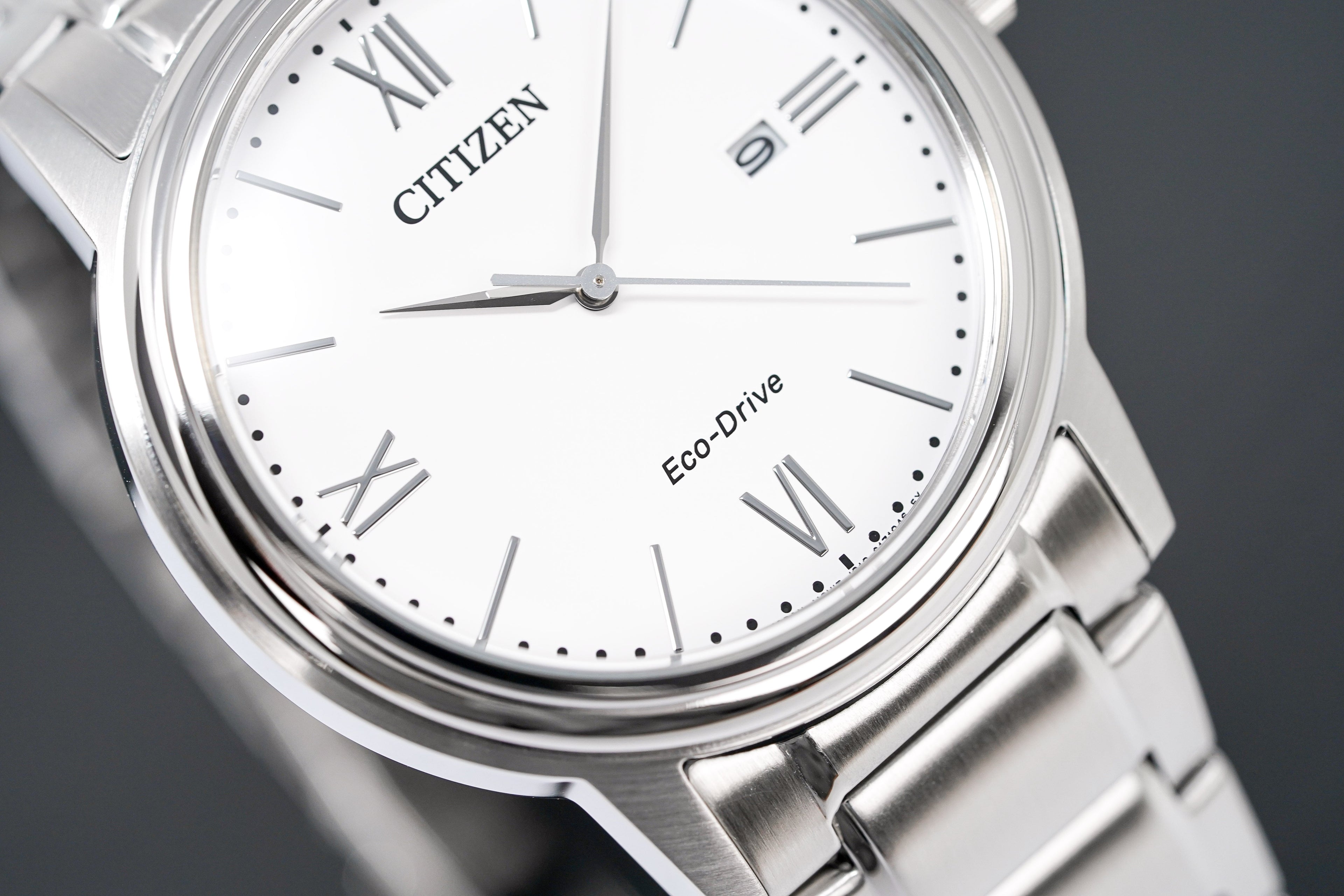 Citizen Men's Watch Eco-Drive White