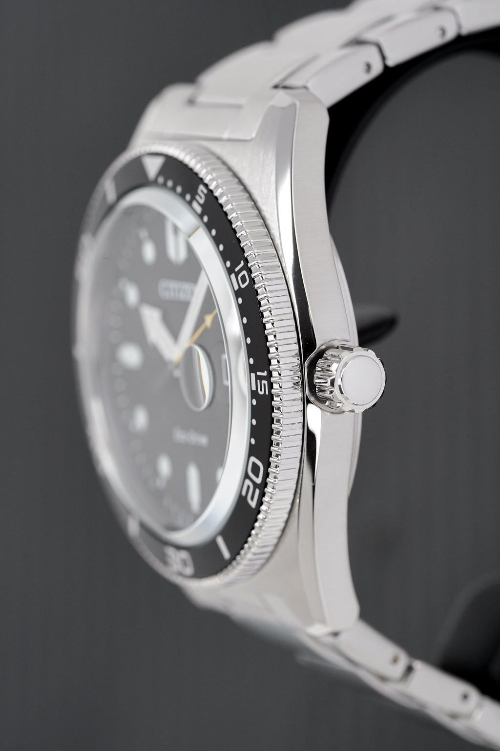 Citizen Men's Watch Eco-Drive Sport Black Silver