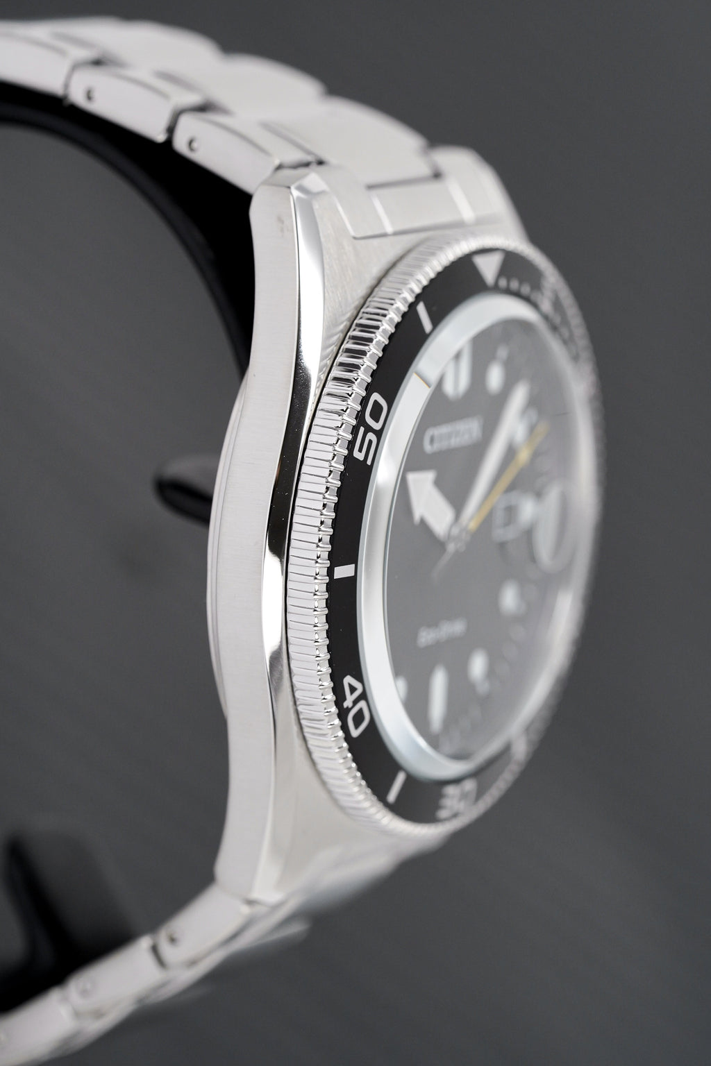 Citizen Men's Watch Eco-Drive Sport Black Silver