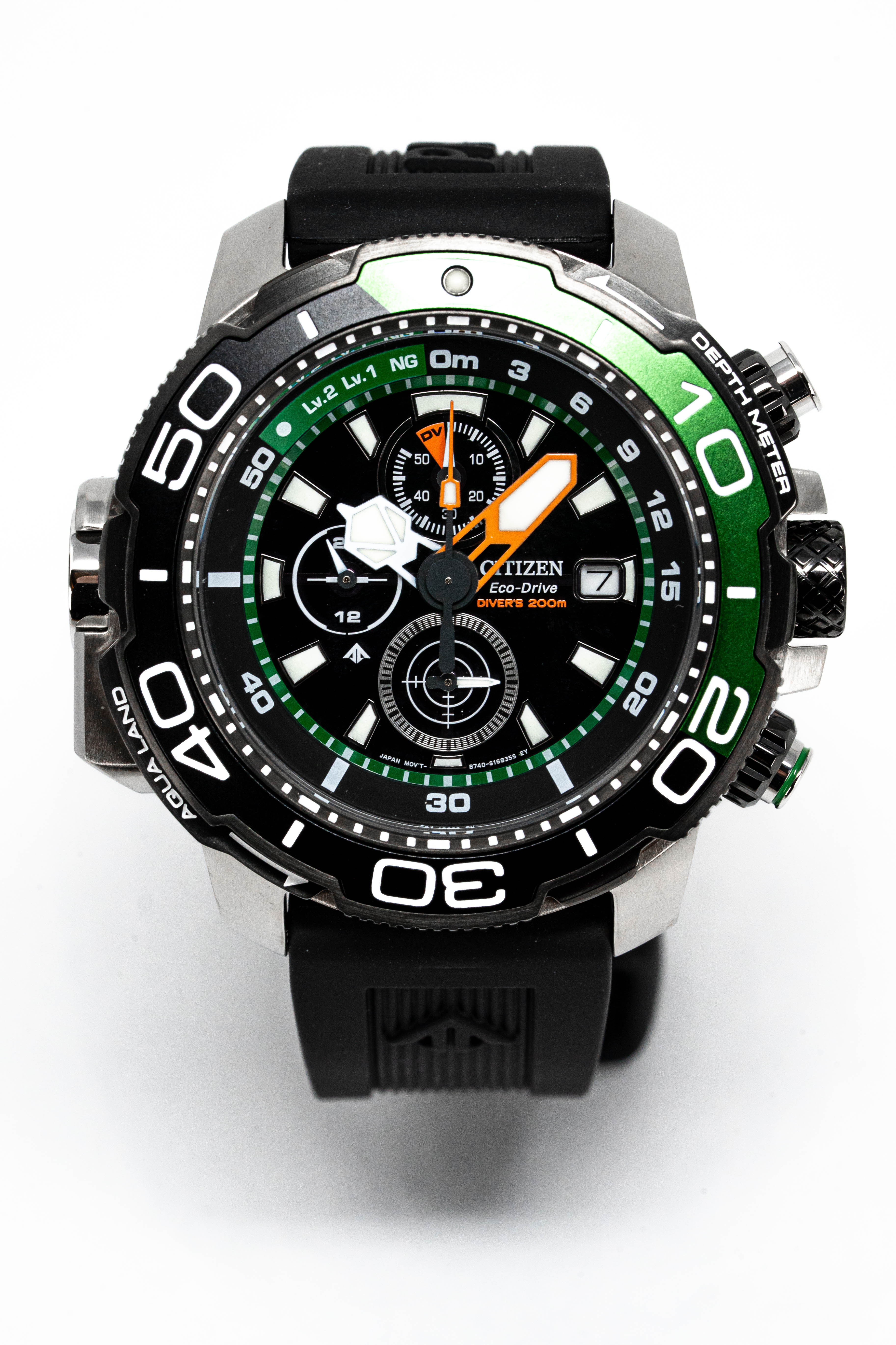 Citizen Men's Watch Eco-Drive Marine Promaster Green