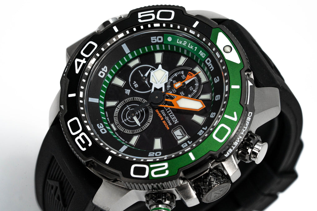 Citizen Men's Watch Eco-Drive Marine Promaster Green