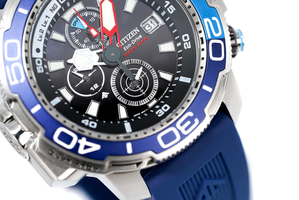 Citizen Men's Watch Eco-Drive Marine Promaster Blue