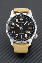 Citizen Men's Watch Eco-Drive Aviator Sand