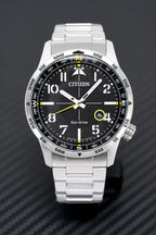 Citizen Men's Watch Eco-Drive Aviator Black