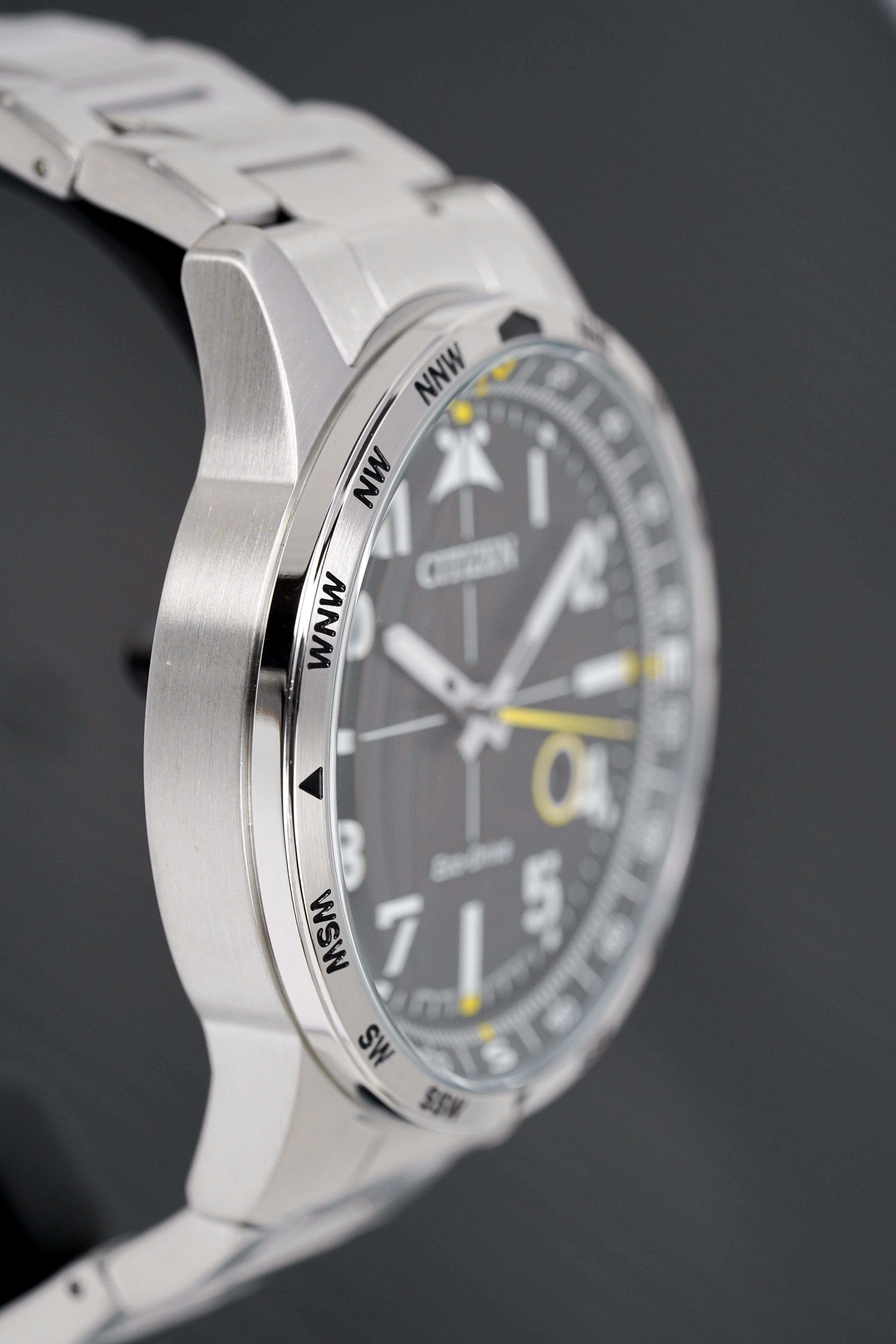 Citizen Men's Watch Eco-Drive Aviator Black