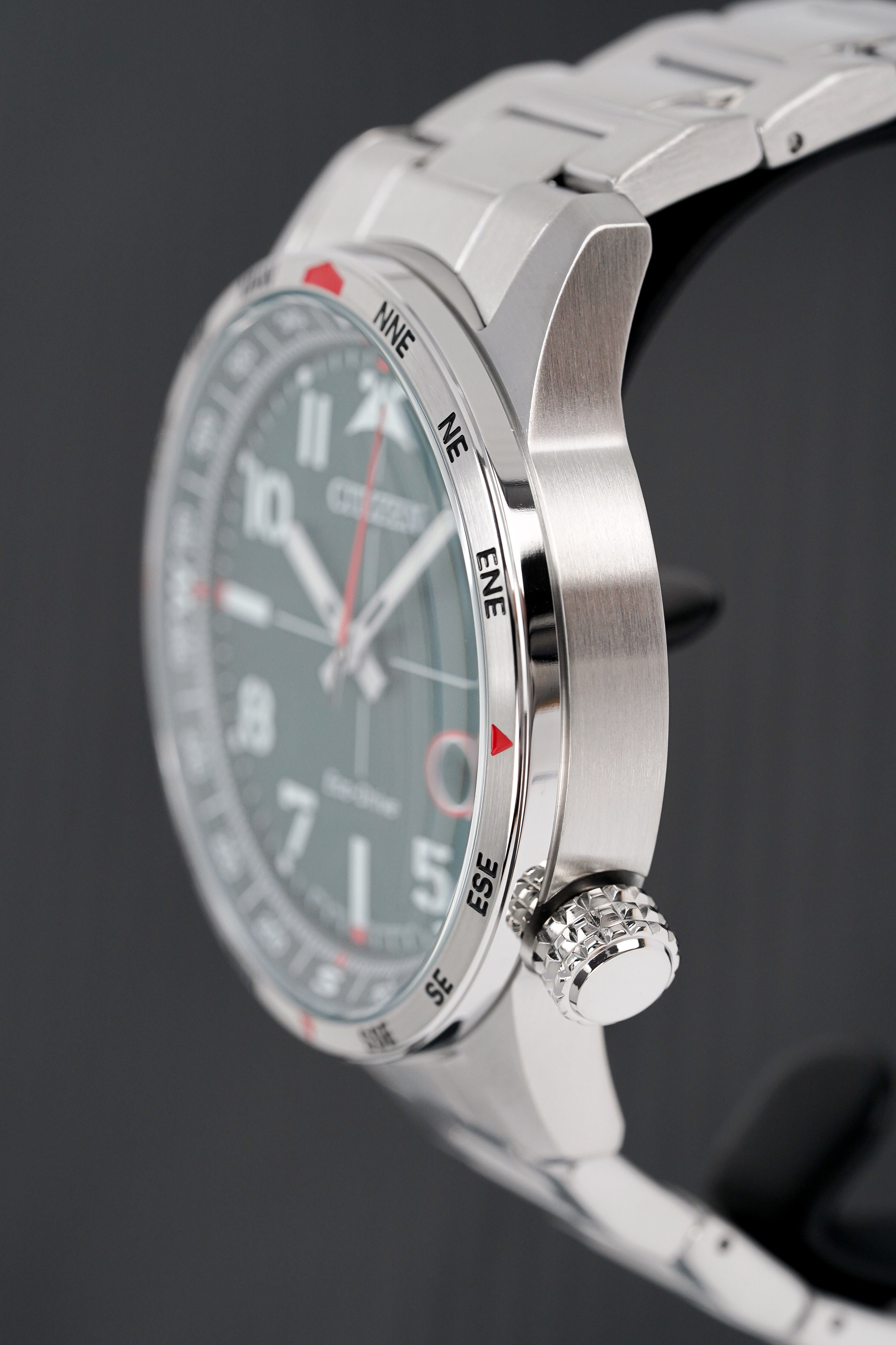 Citizen Men's Watch Eco-Drive Aviator Green