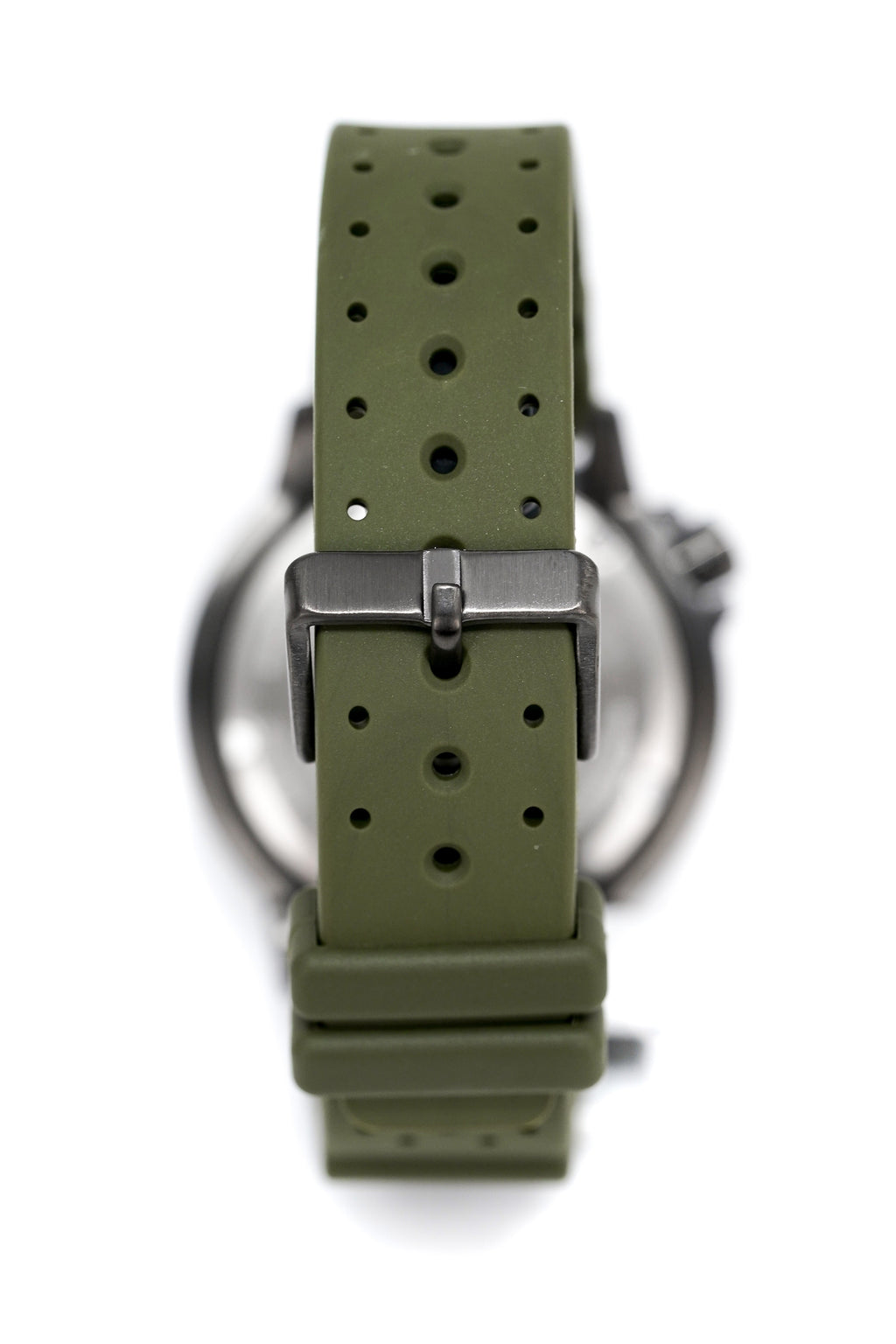 Citizen Men's Watch Eco-Drive Dive Olive Silicone Strap