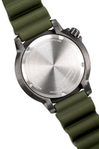 Citizen Men's Watch Eco-Drive Dive Olive Silicone Strap