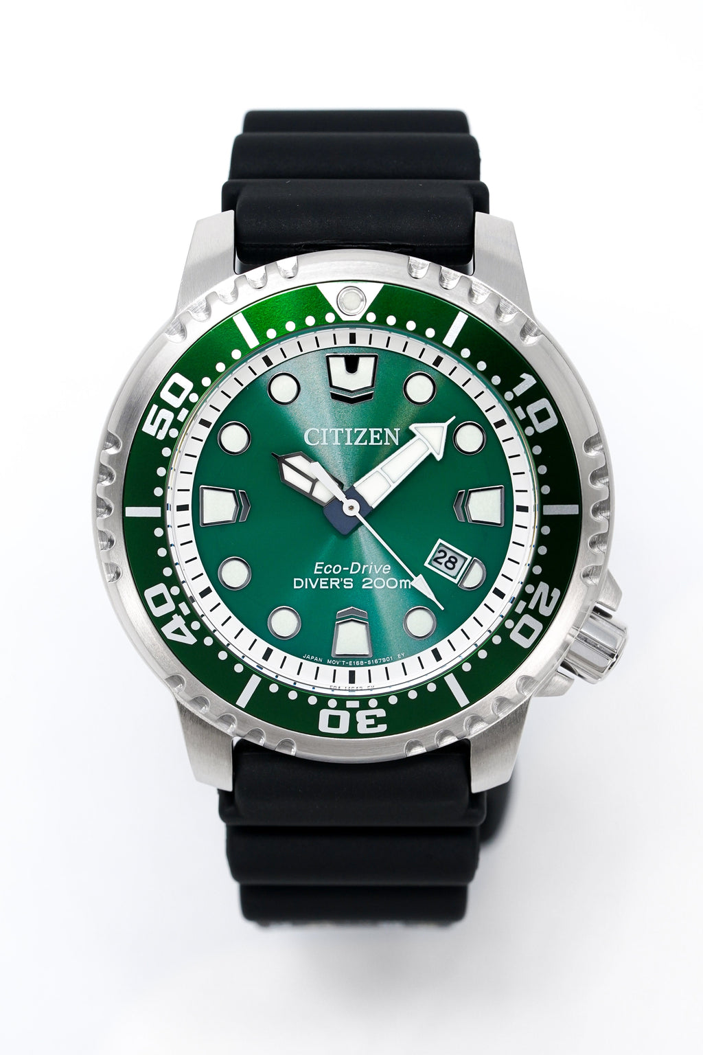 Citizen Men's Watch Eco-Drive Dive Silicone Strap