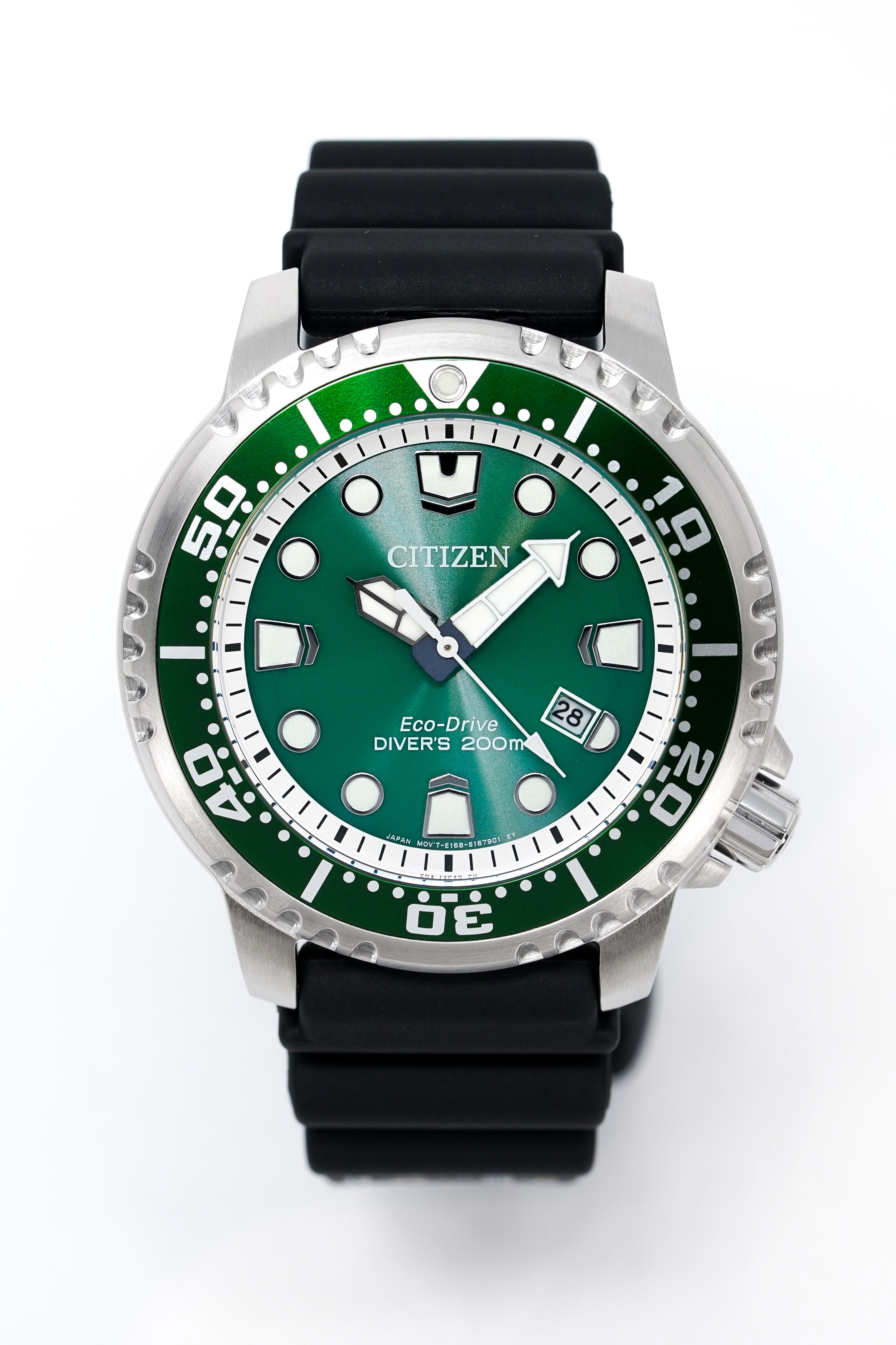 Citizen Men's Watch Eco-Drive Dive Silicone Strap