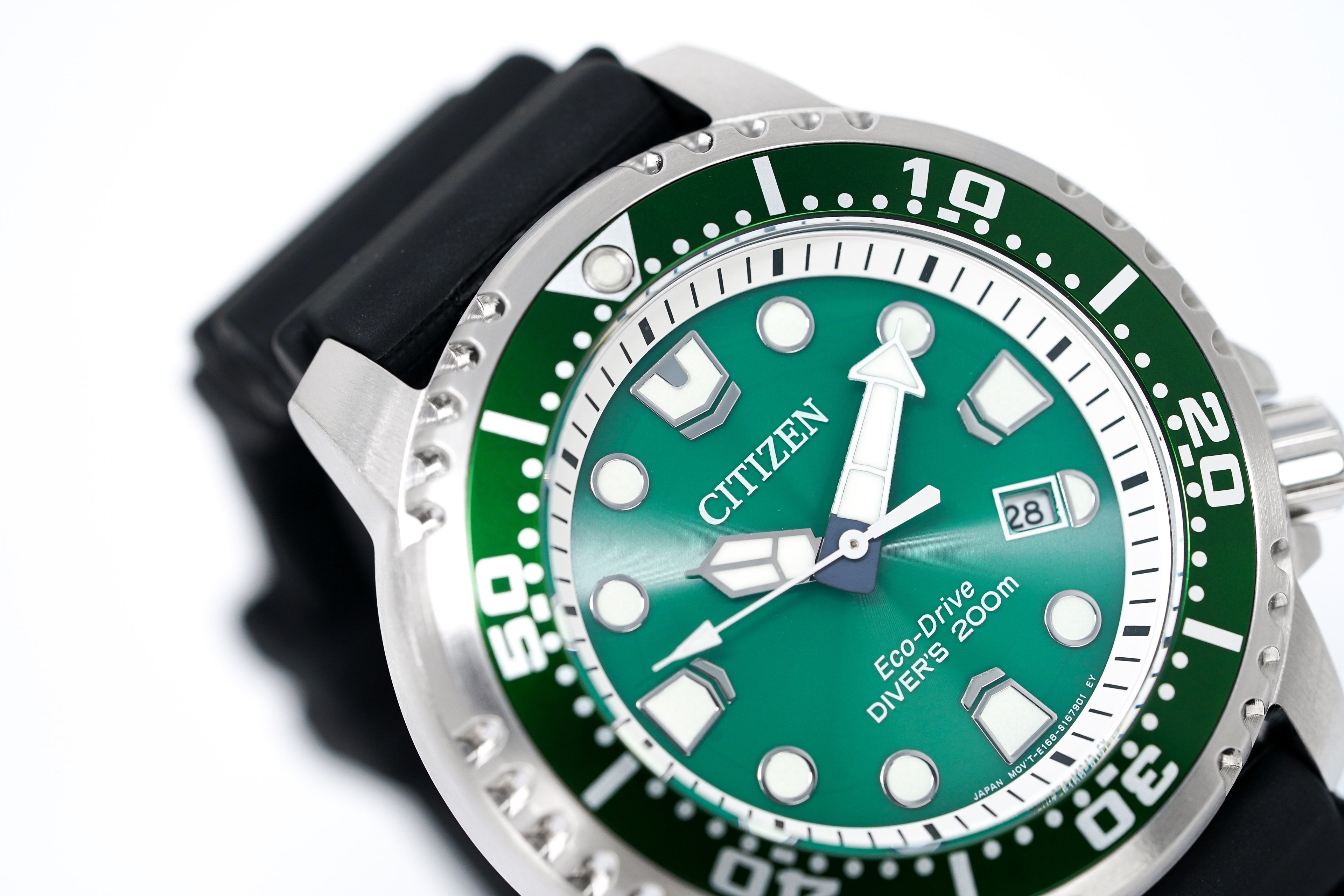 Citizen Men's Watch Eco-Drive Dive Silicone Strap