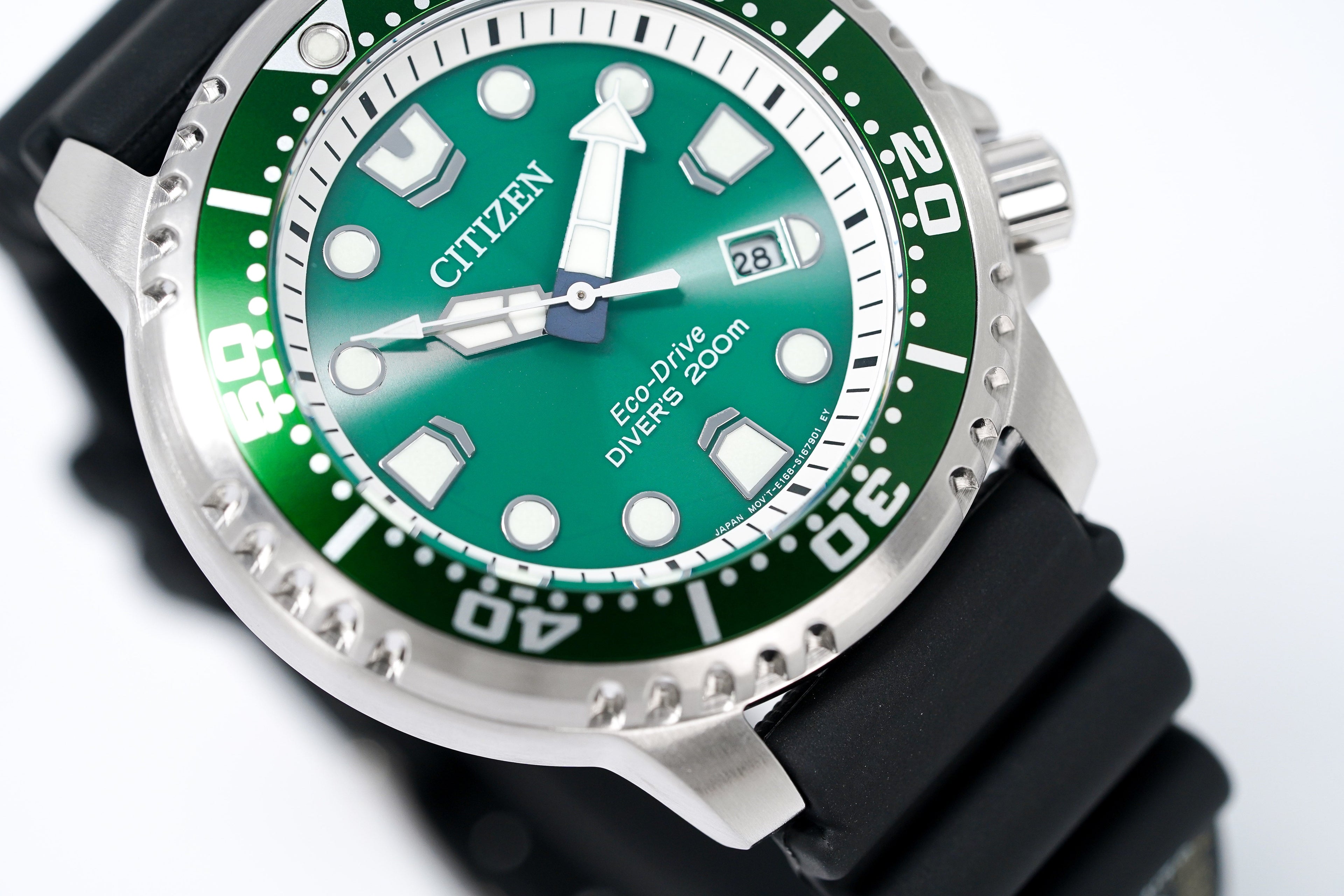 Citizen Men's Watch Eco-Drive Dive Silicone Strap
