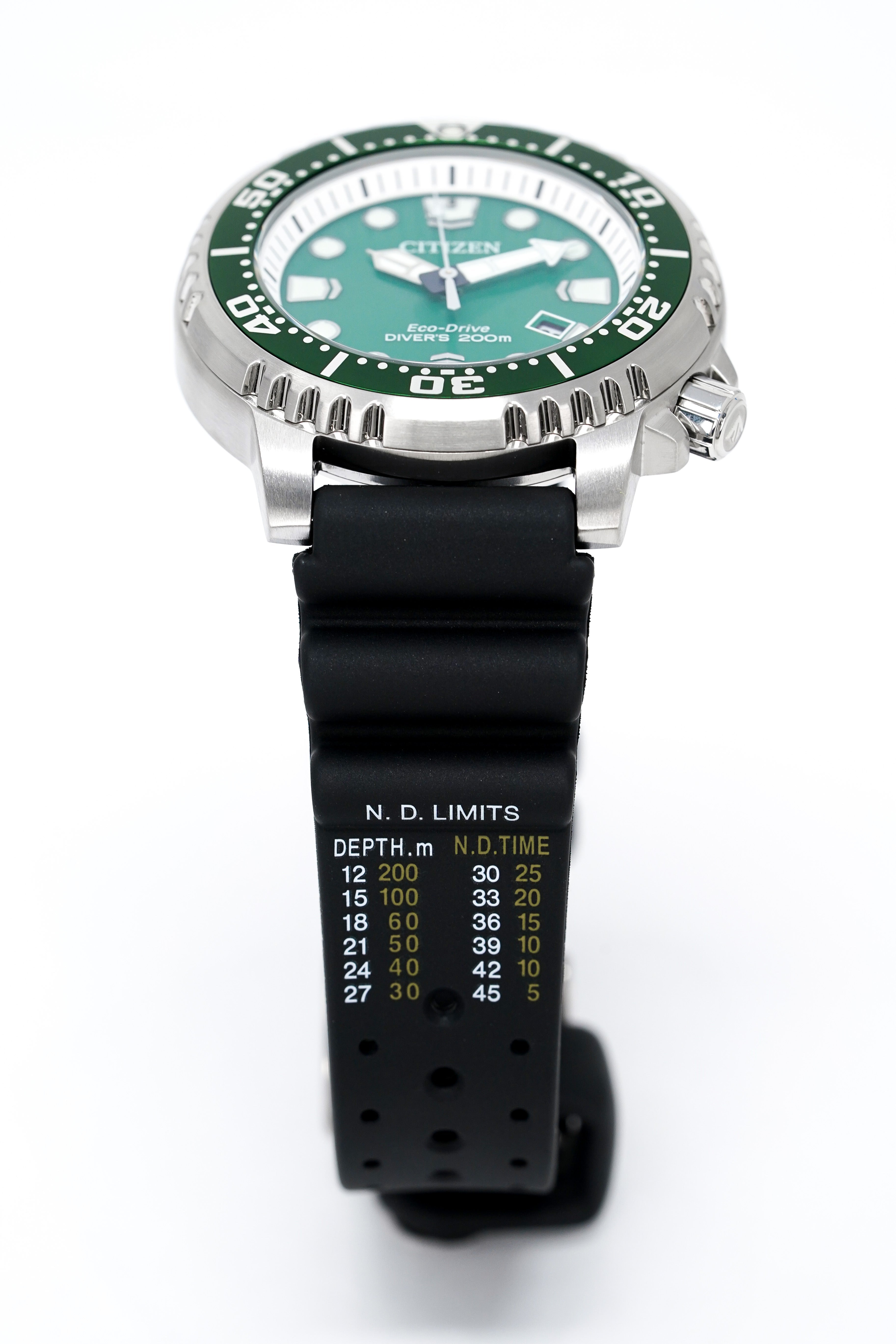 Citizen Men's Watch Eco-Drive Dive Silicone Strap