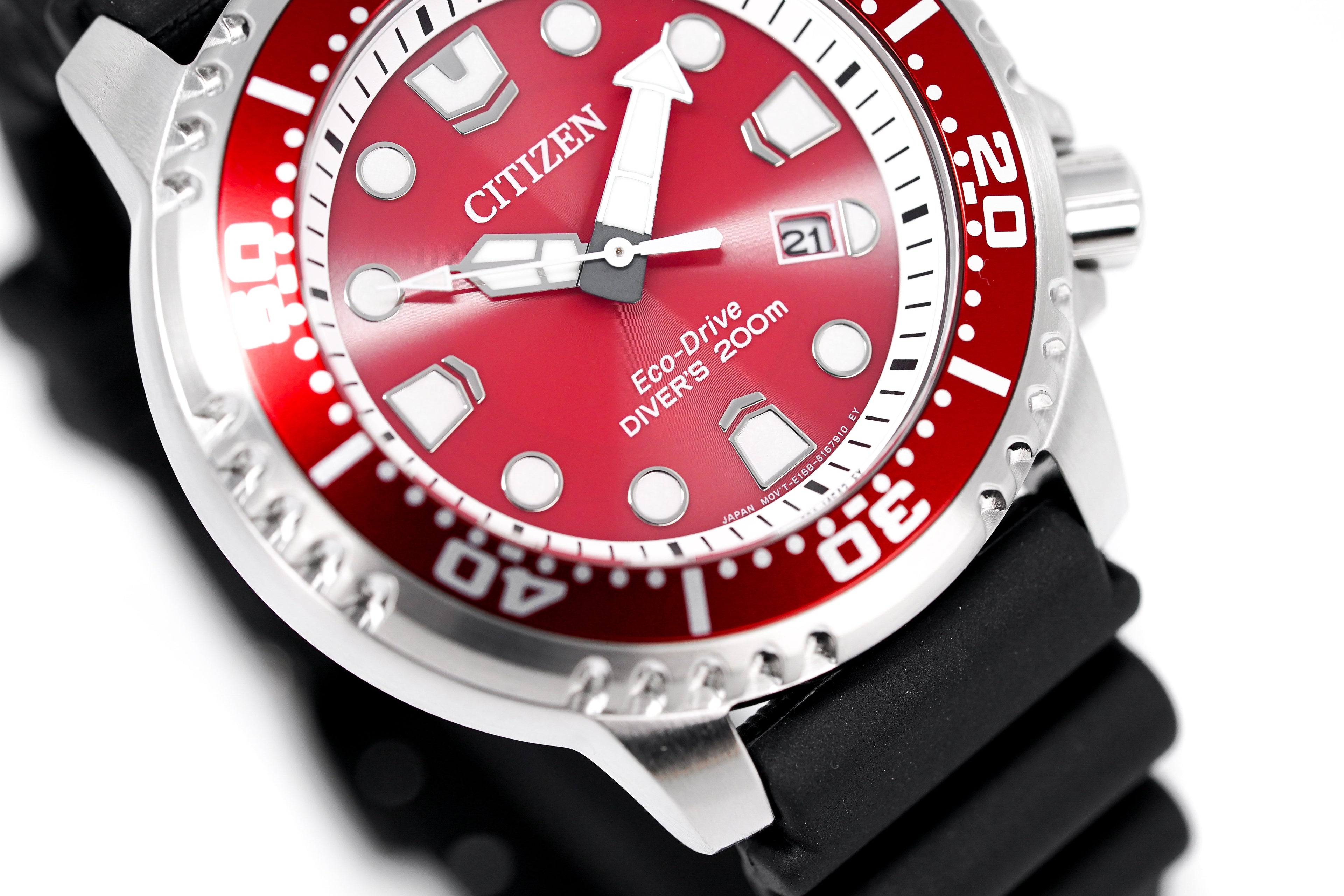 Citizen Eco-Drive Marine Promaster Red Men's Watch