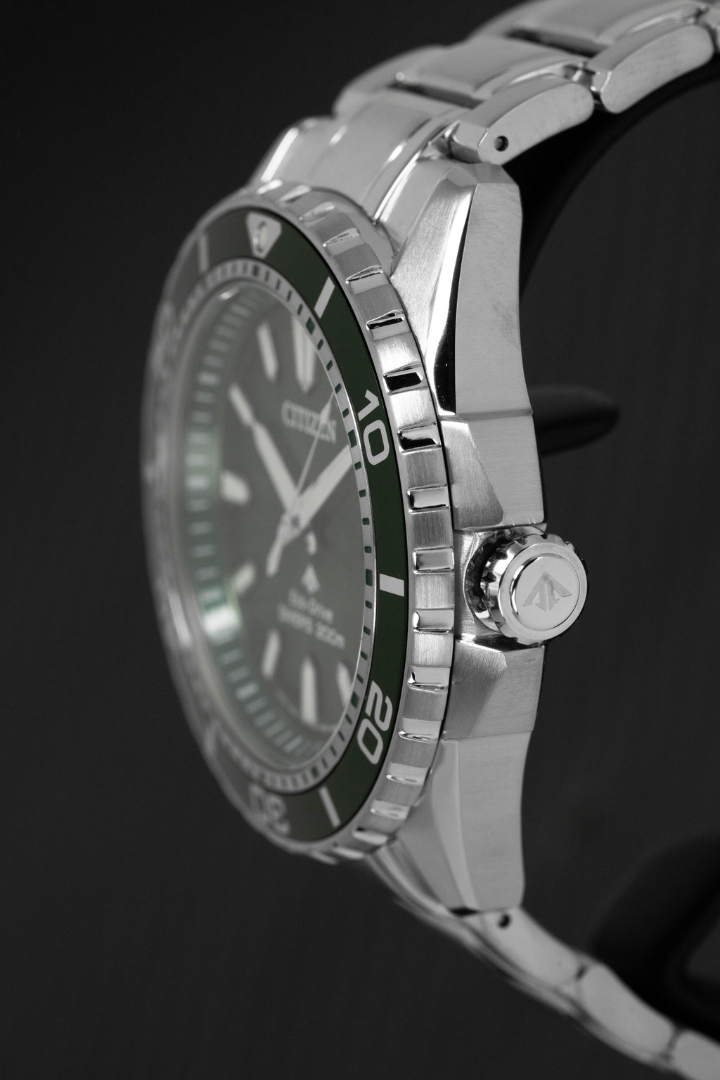 Citizen Men's Watch Eco-Drive Dive Stainless Steel Bracelet Green