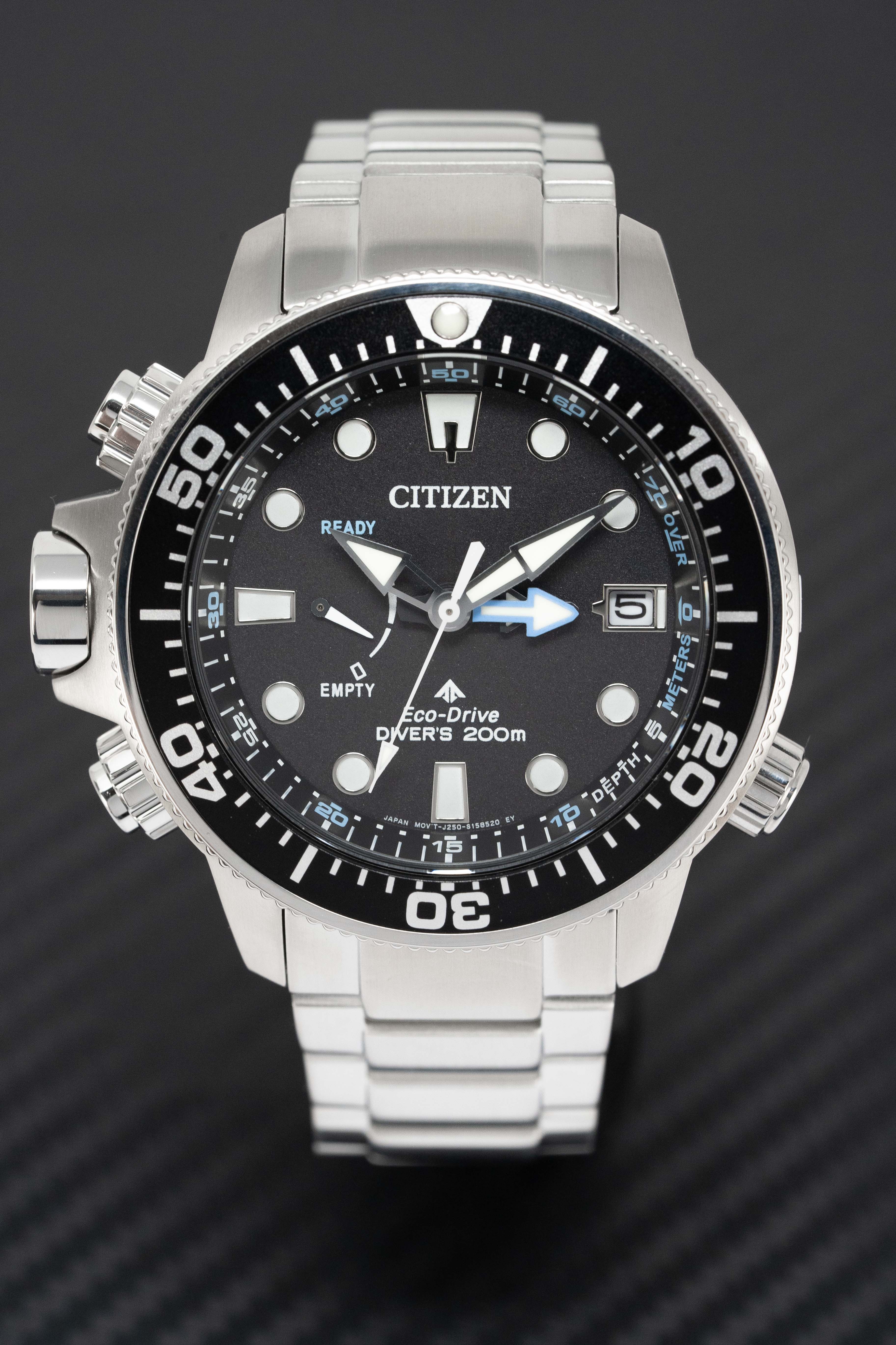 Citizen Eco-Drive Diver Marine Promaster Men's Watch Black