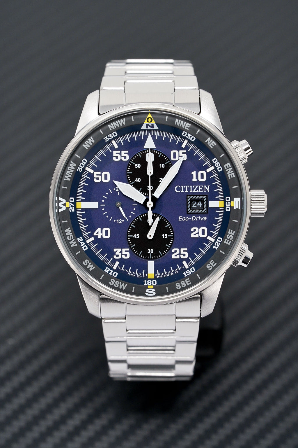 Citizen Men's Watch Eco-Drive Aviator Chronograph Blue
