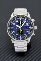 Citizen Men's Watch Eco-Drive Aviator Chronograph Blue