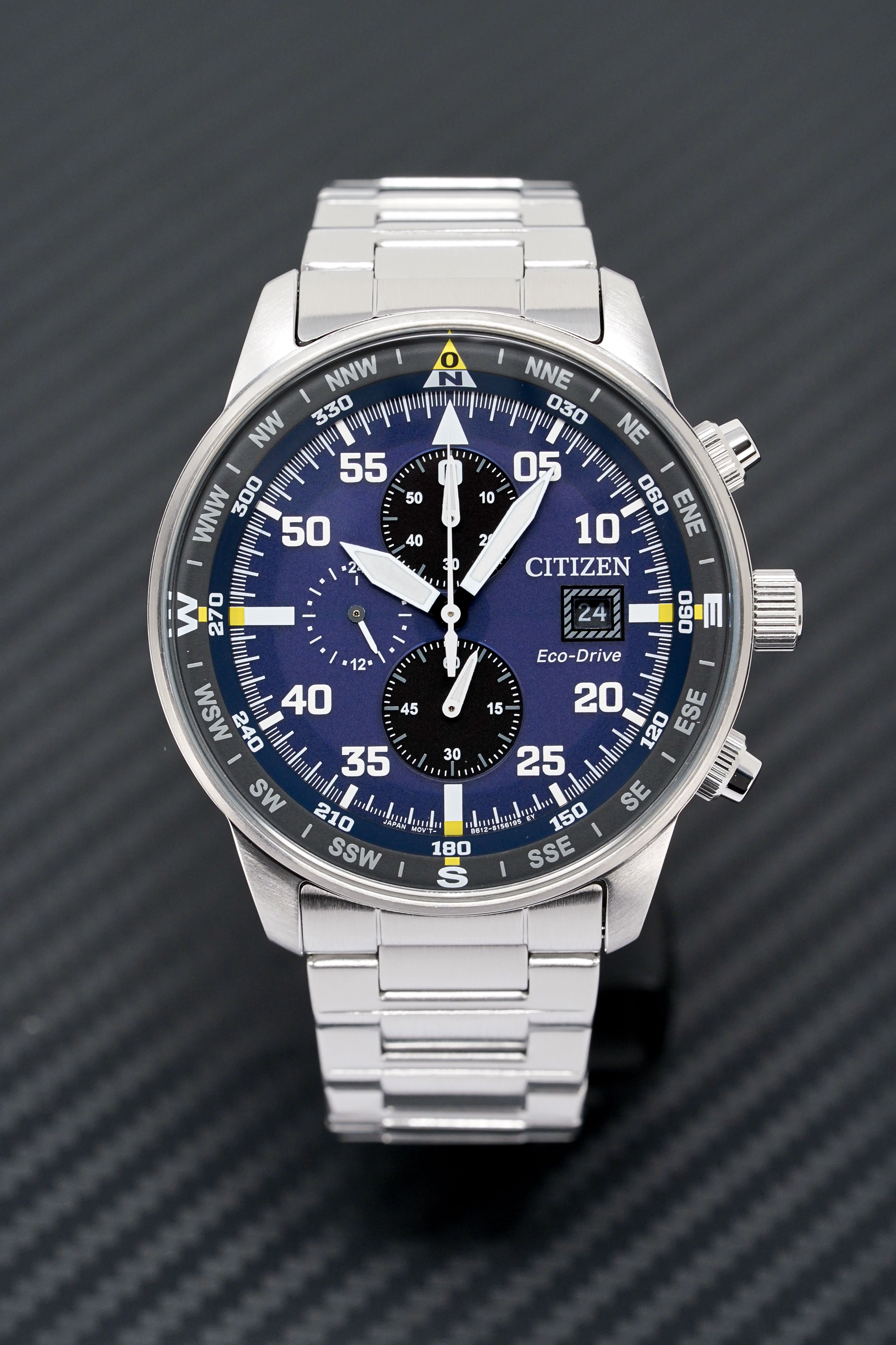 Citizen Men's Watch Eco-Drive Aviator Chronograph Blue